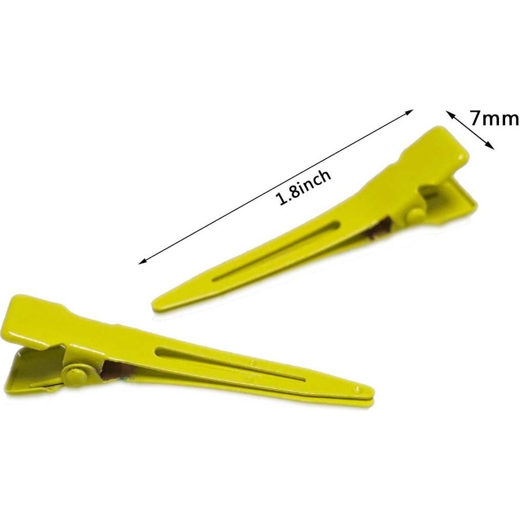 100 Clips de Cocodrilo Metálicos Bandenger 4.57 cm Color Variado