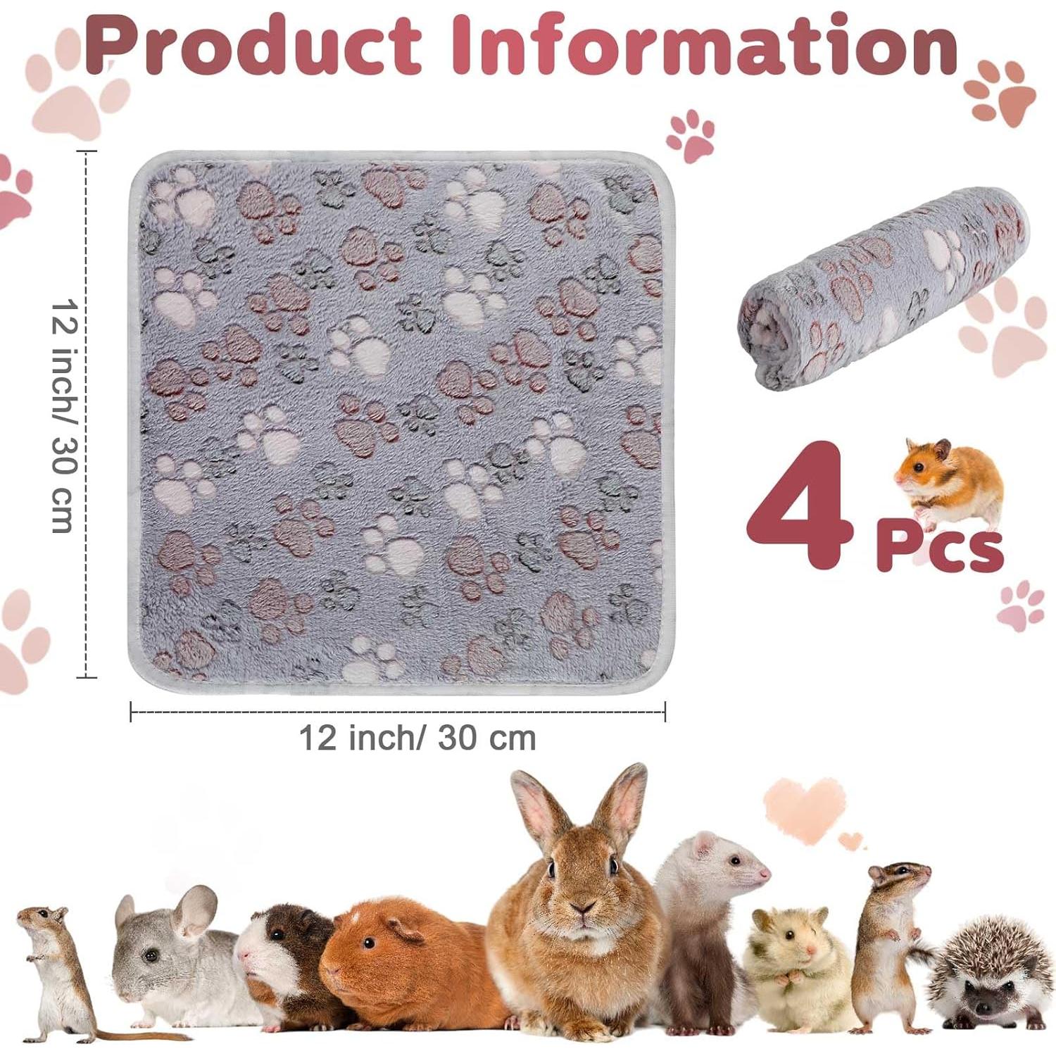 Mantas Impermeables Reginary 4 Pcs 30x30 cm para Mascotas