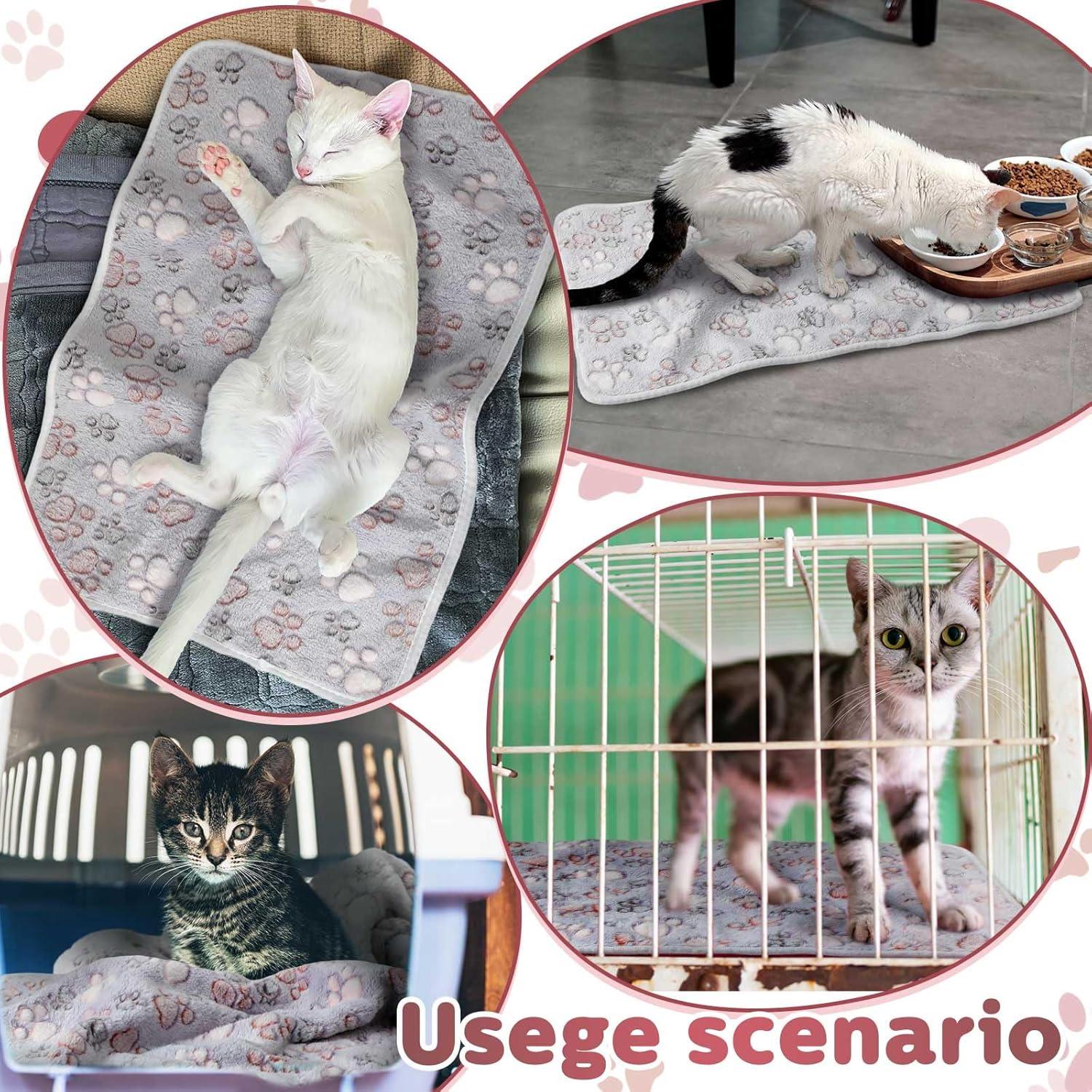 Mantas Impermeables Reginary 4 Pcs 30x30 cm para Mascotas