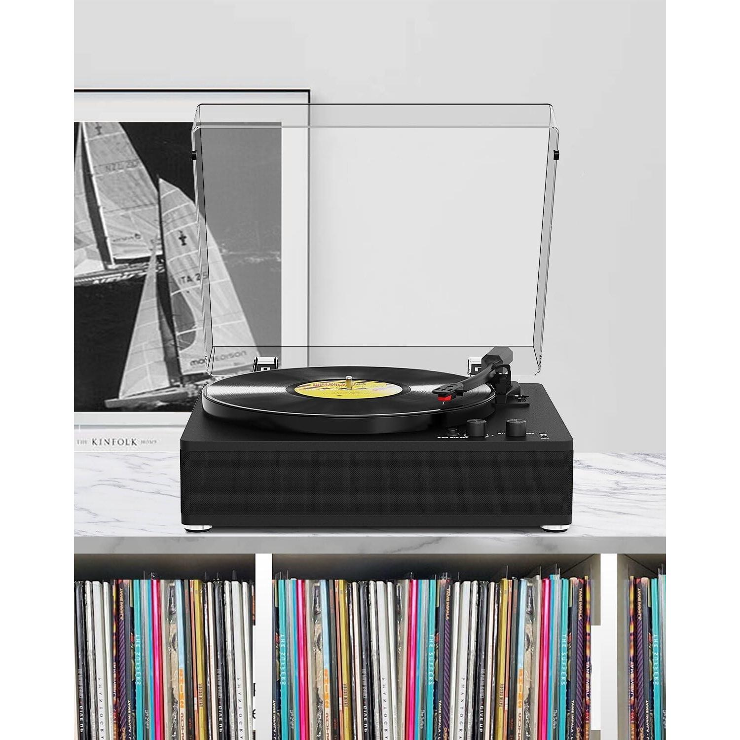 Reproductor de Vinilo DANFI AUDIO TE-3008 Bluetooth 3 Velocidades