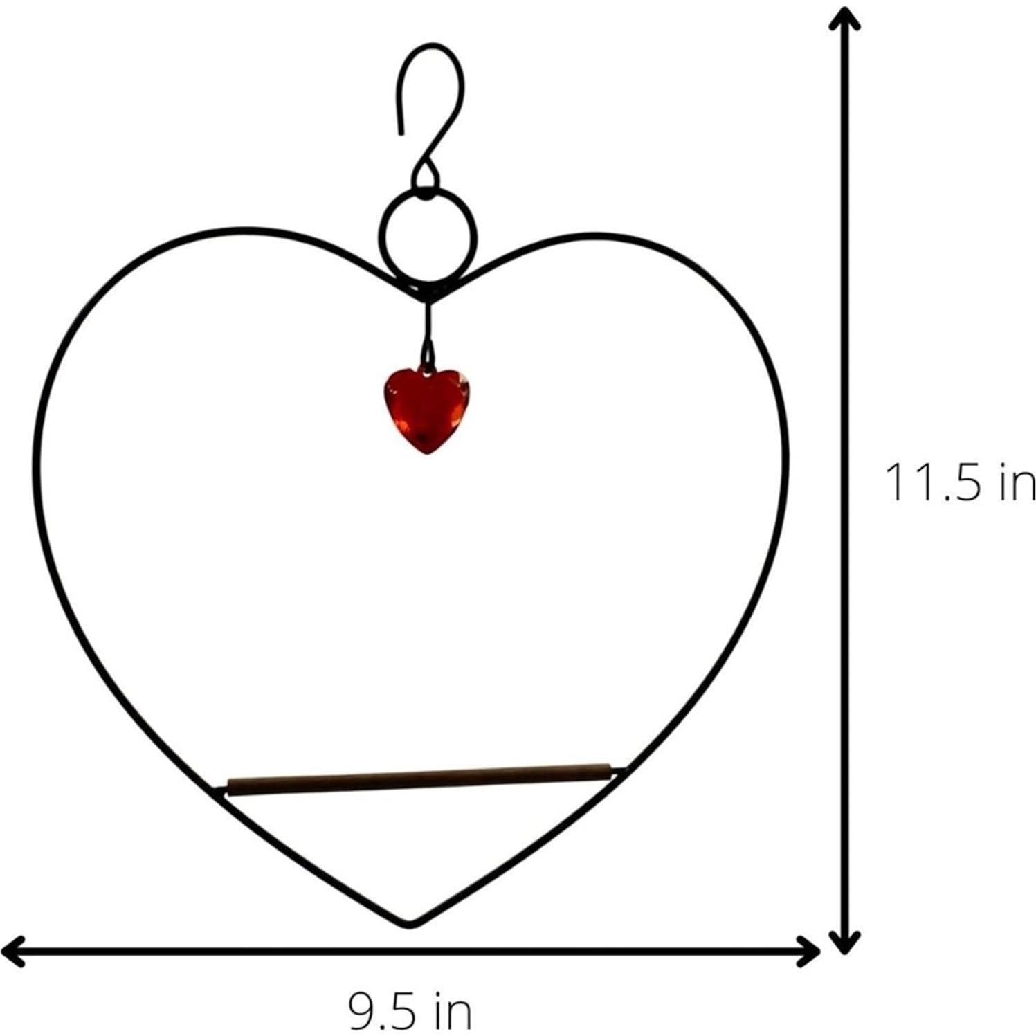 Columpio de Pájaro Tweet Heart Songbird Essentials Negro