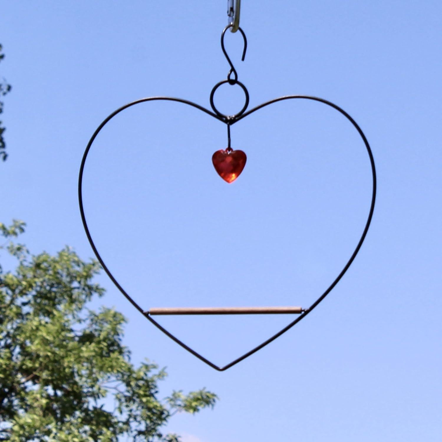 Columpio de Pájaro Tweet Heart Songbird Essentials Negro