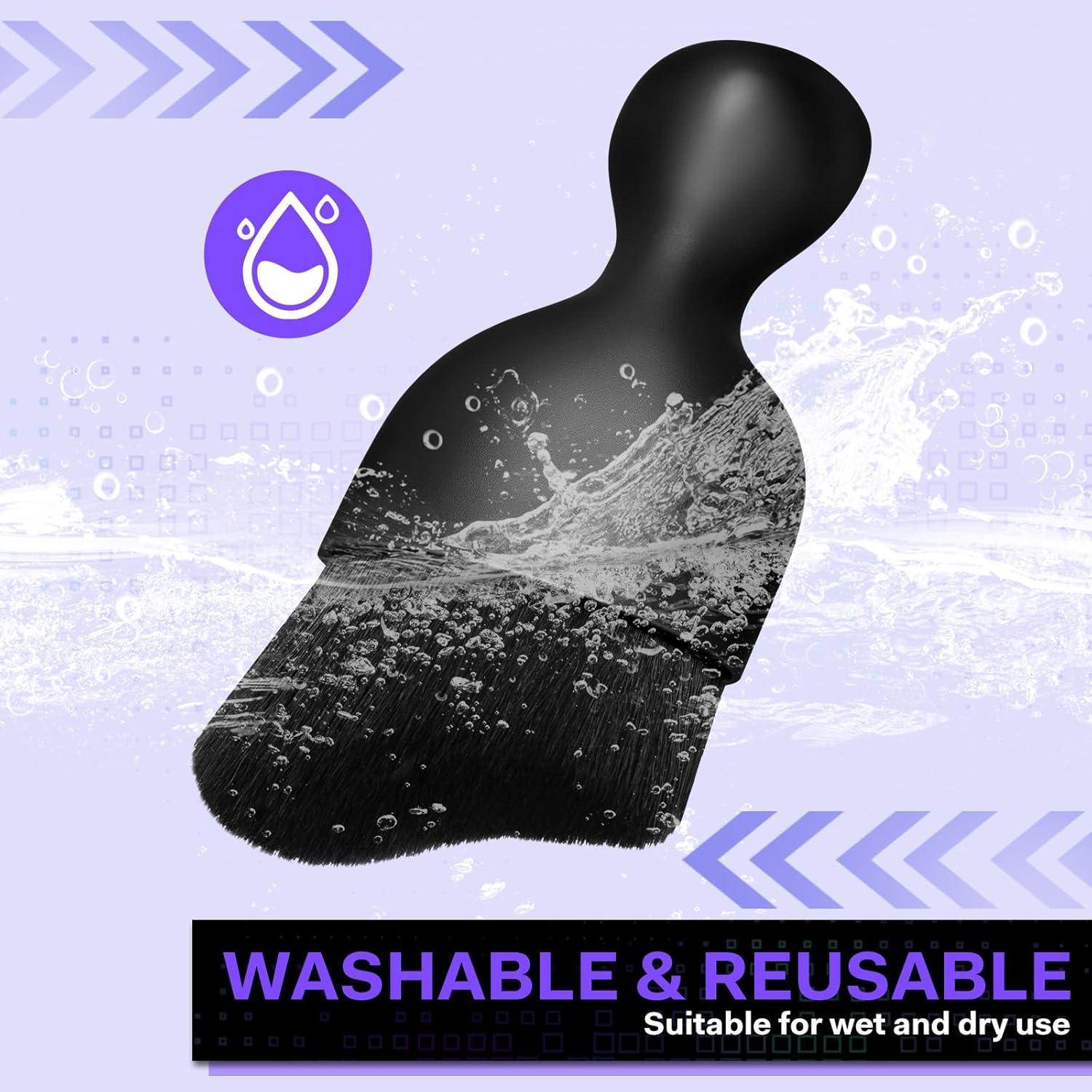 Cepillo de Detalle para Interior de Coche Kilihot 10.5x6 cm