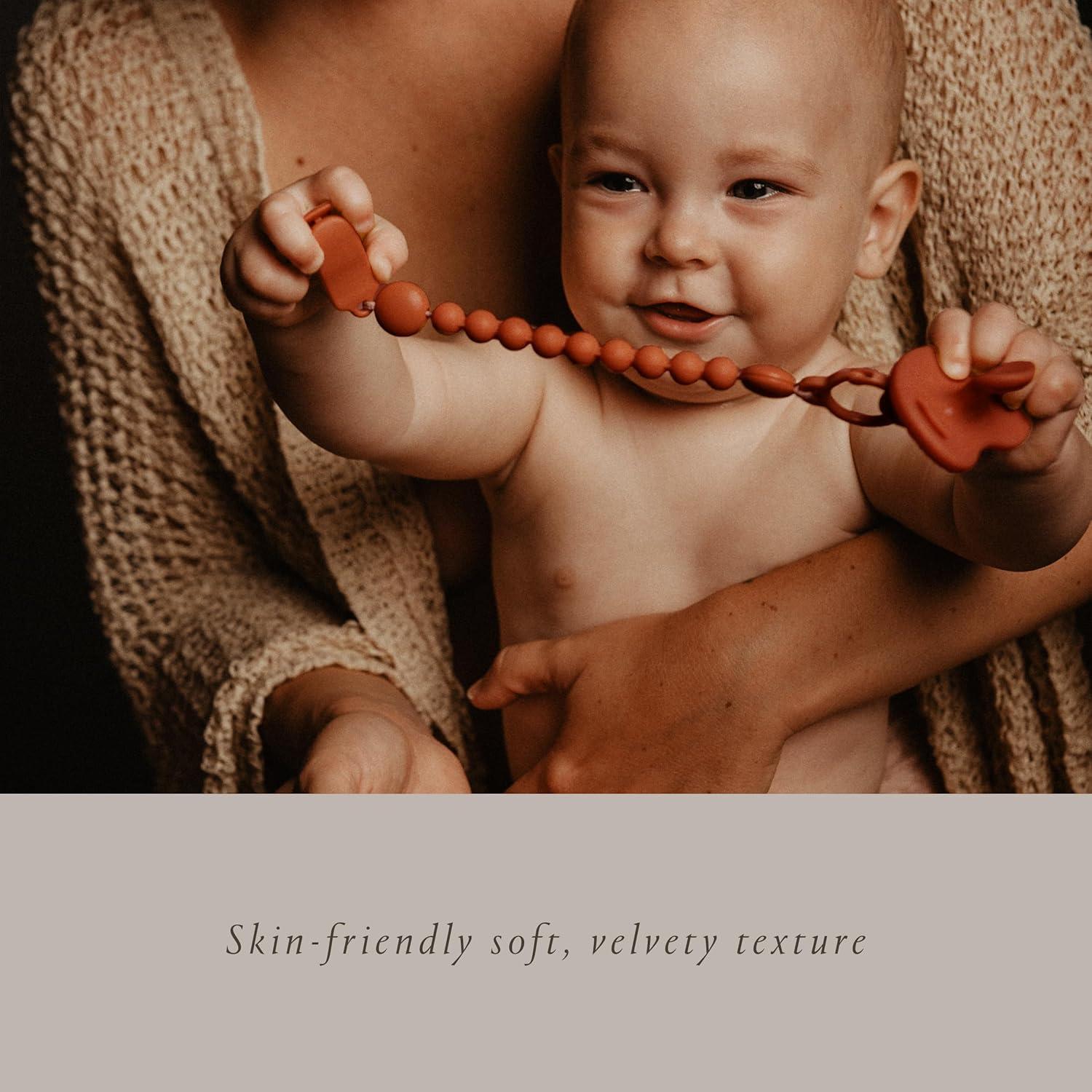 Clip de Chupete Suavinex Color Essence Verde Selva - Silicona Suave