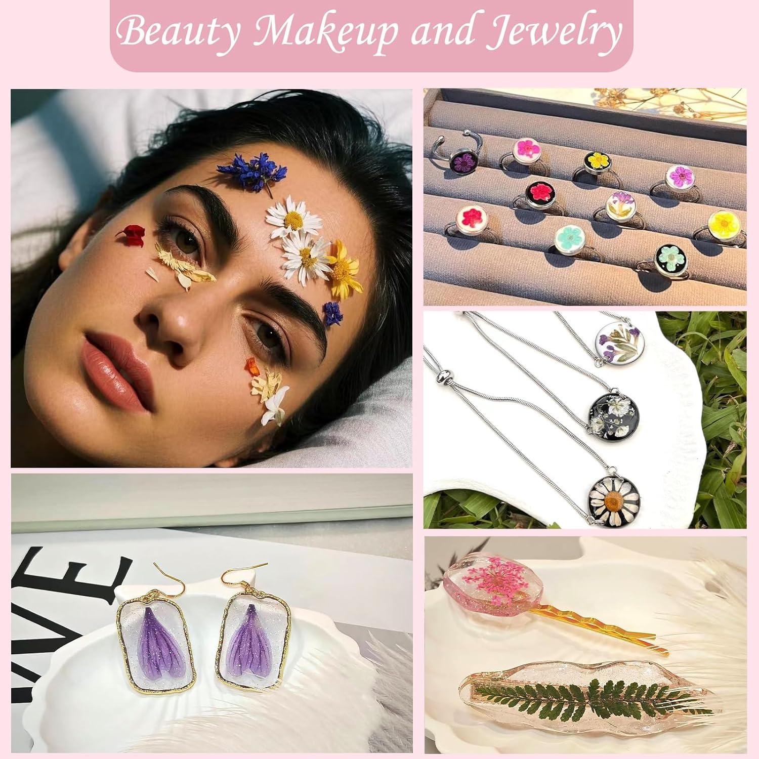 Flores Secas Presionadas LUXEEASE 110P para Manualidades