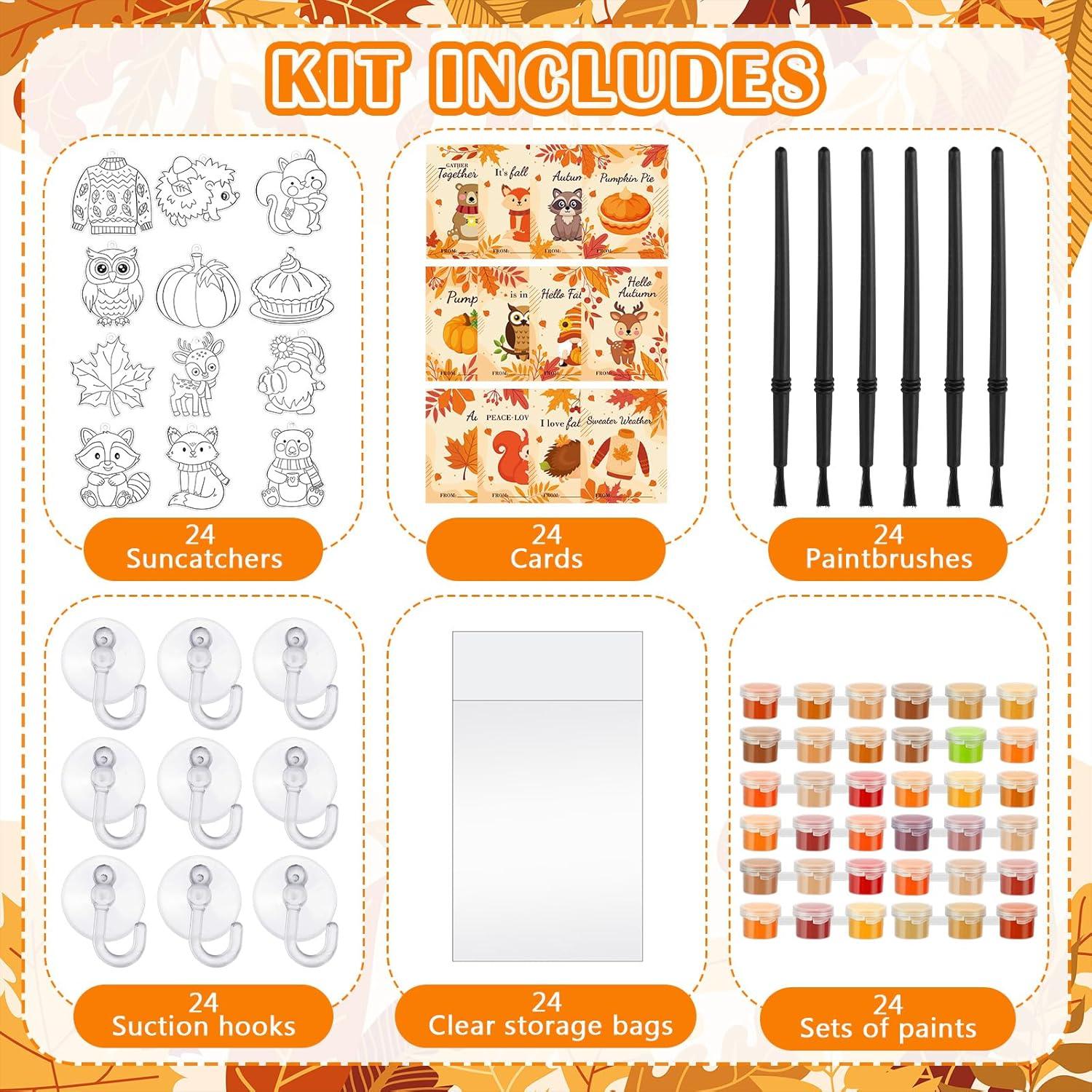 Kit de Manualidades Geelin 24 Captadores de Sol Otoño
