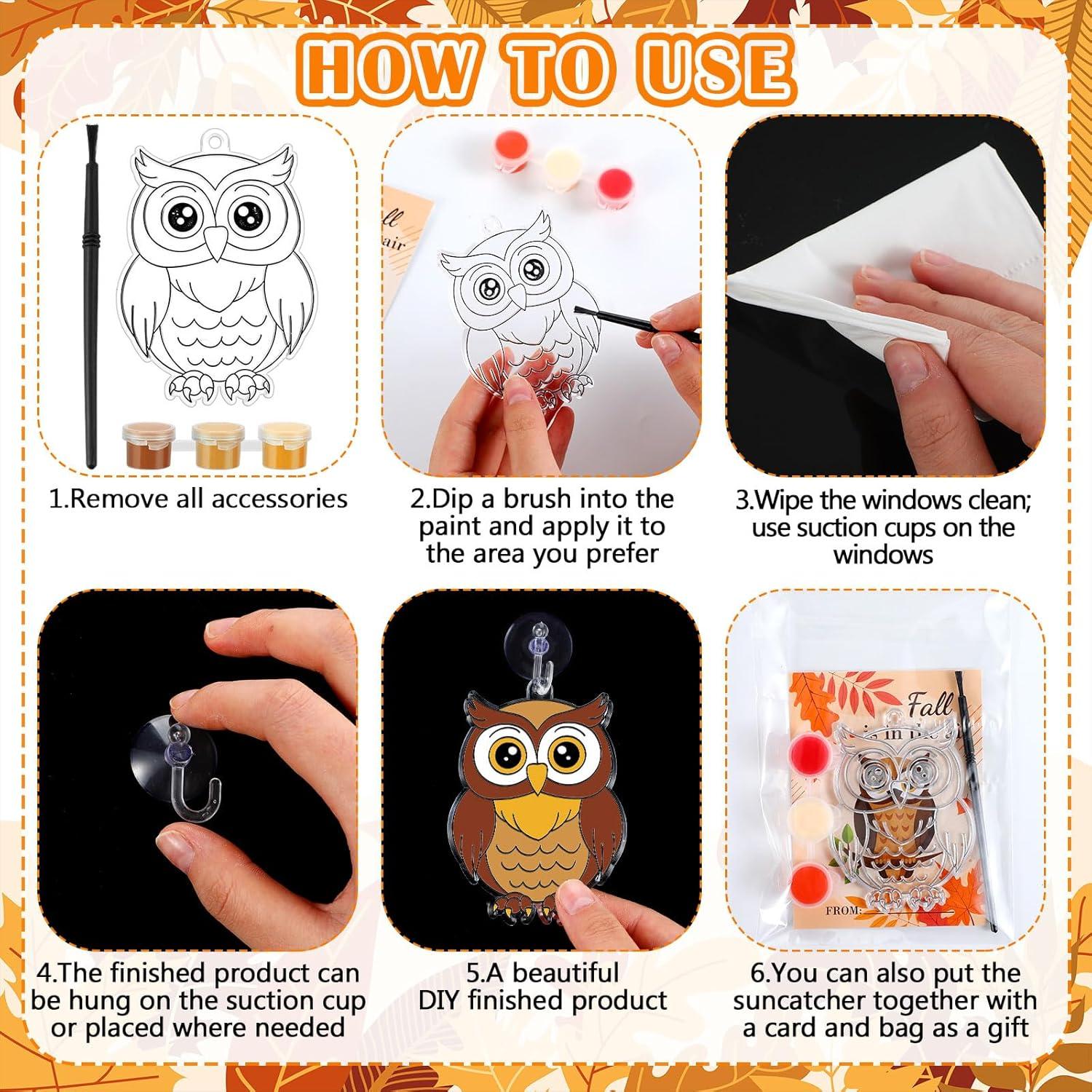 Kit de Manualidades Geelin 24 Captadores de Sol Otoño