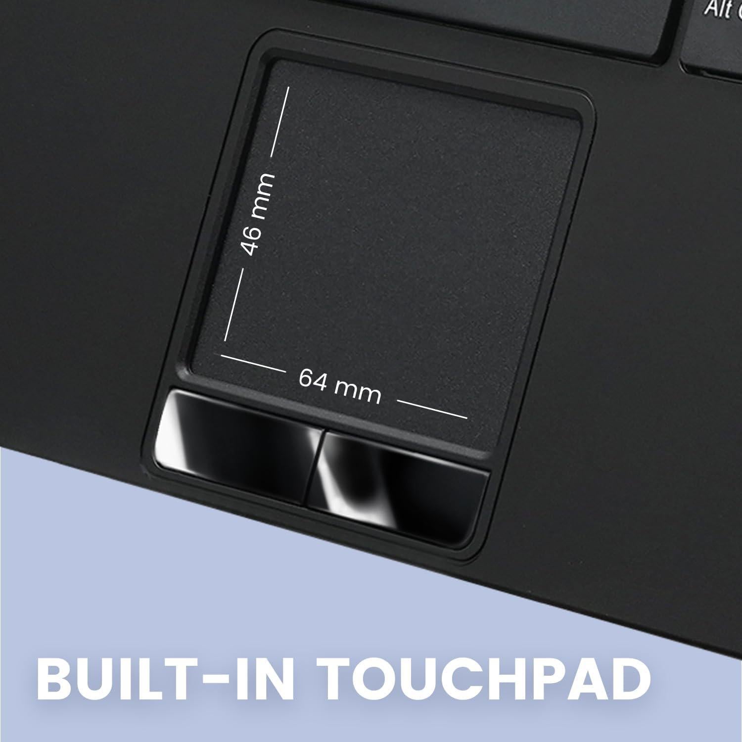 Teclado Mini USB Perixx PERIBOARD-425 con Touchpad Retroiluminado