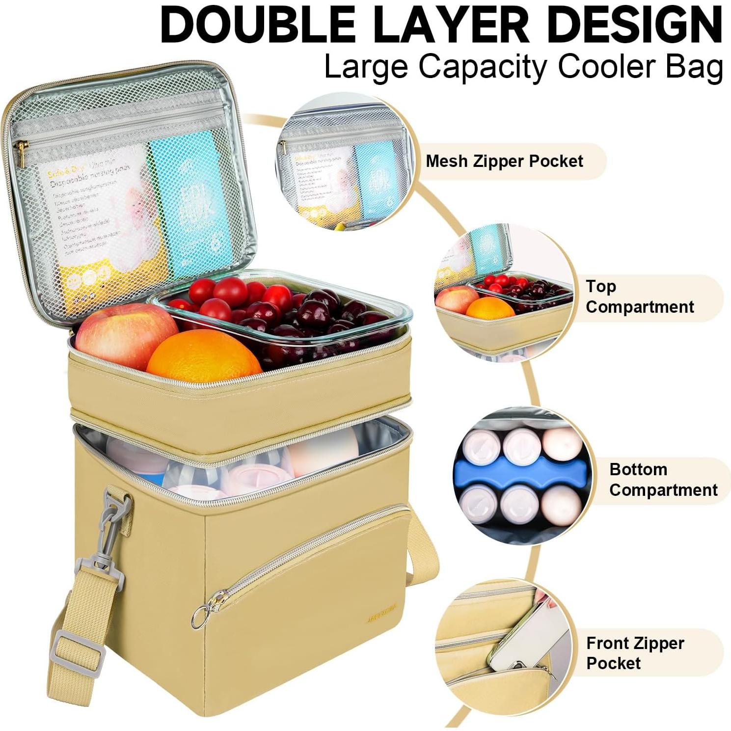 Bolsa Térmica Jaffzora para Leche Materna 6 Biberones 266 ml