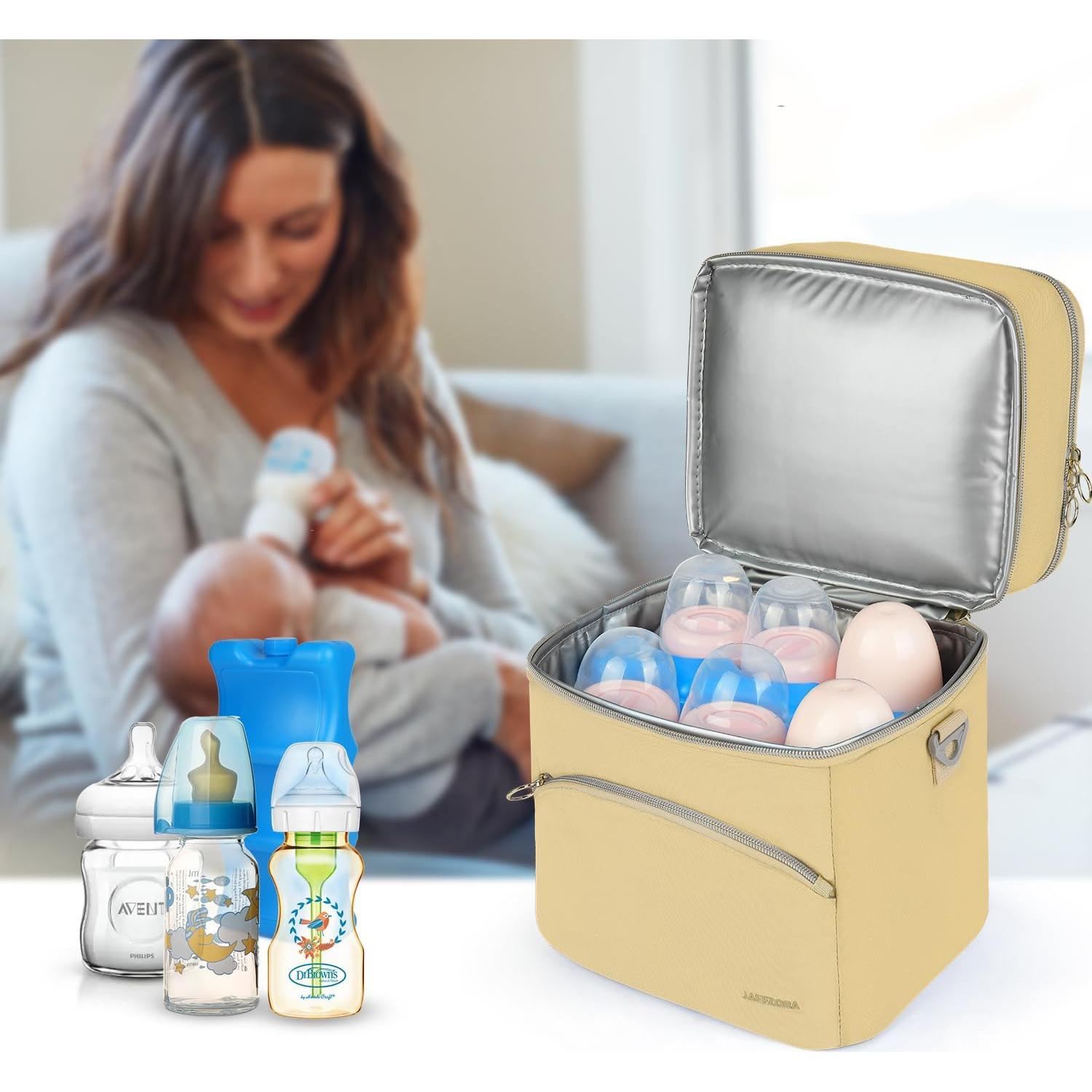 Bolsa Térmica Jaffzora para Leche Materna 6 Biberones 266 ml