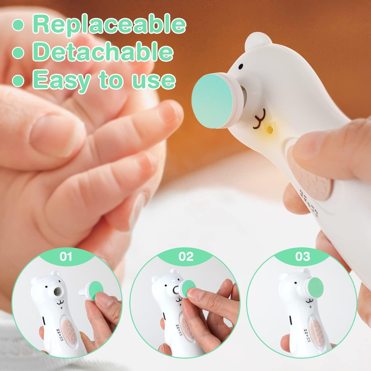 Almohadillas de Reemplazo Haakaa para Cortador de Uñas Bebé Azul