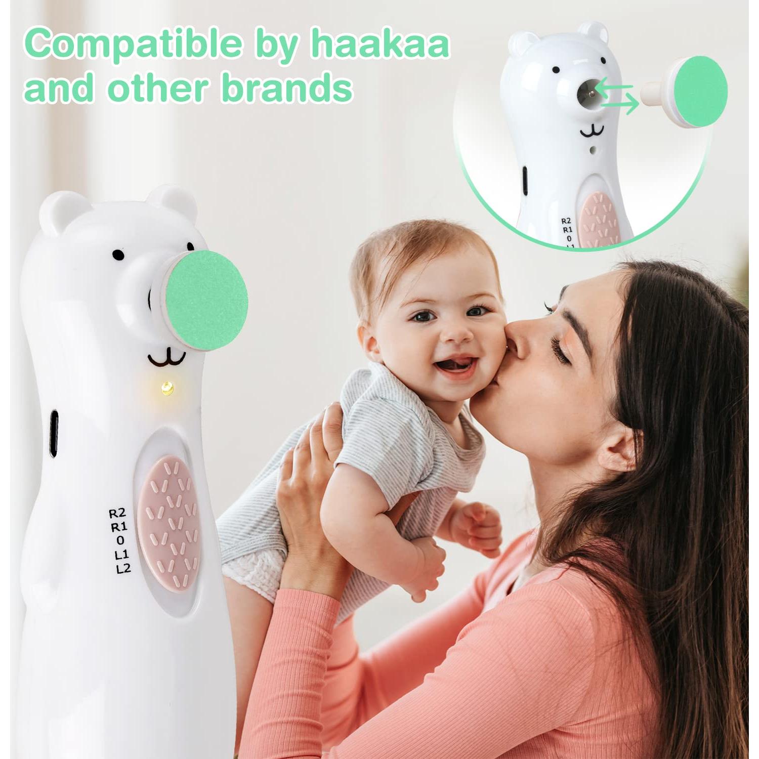 Almohadillas de Reemplazo Haakaa para Cortador de Uñas Bebé Azul