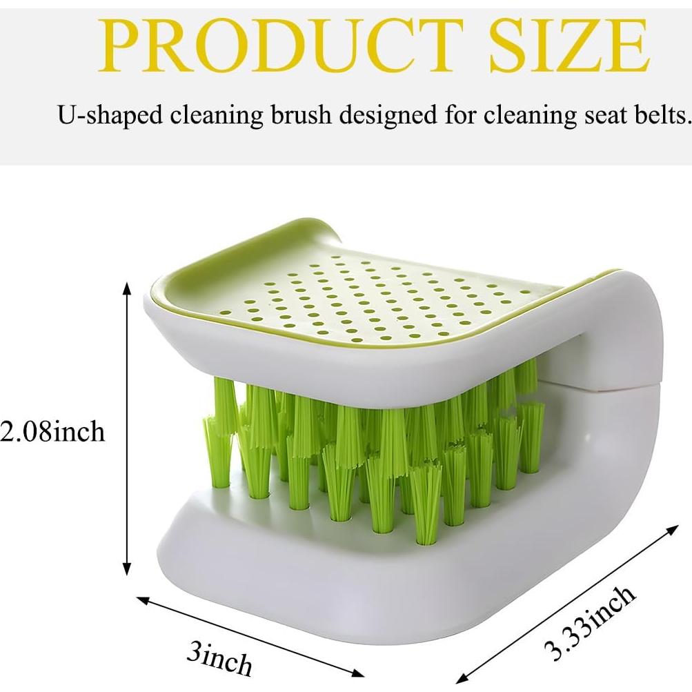 Cepillo de Limpieza de Cinturón de Seguridad Wevdn - Doble Cara