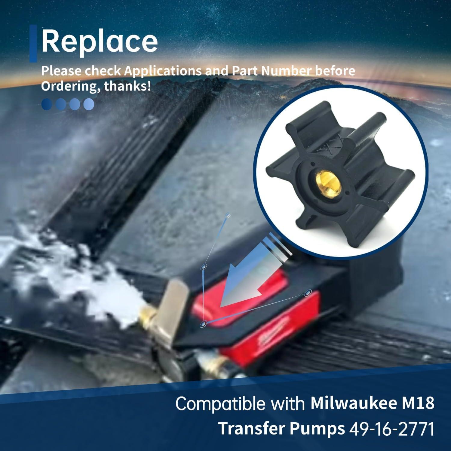 Kit de Impulsor y Sello de Núcleo FREPURDO para Bomba Milwaukee M18