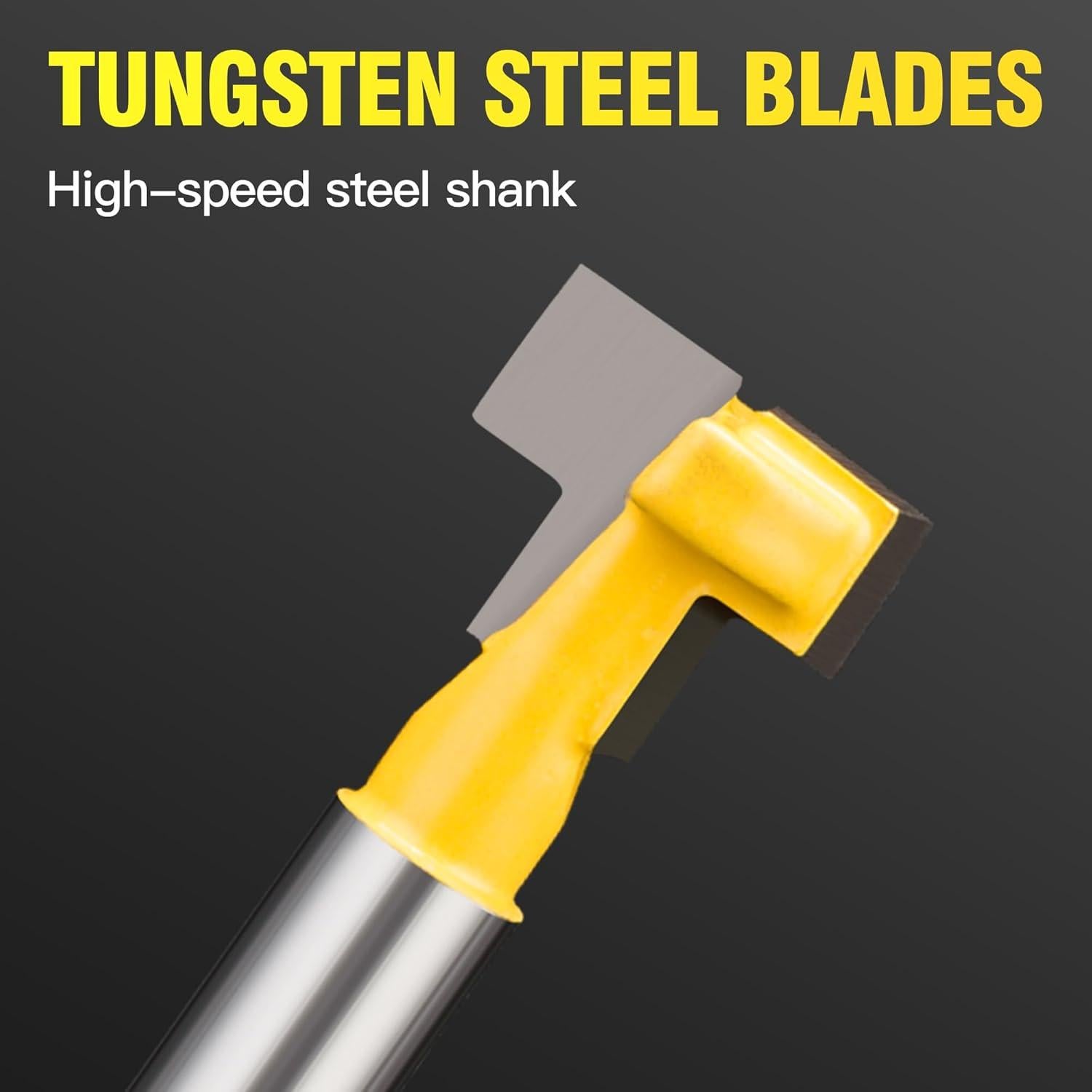 Bit de Router de Agujero de Llave HUHAO 1/2" Eje Cortador