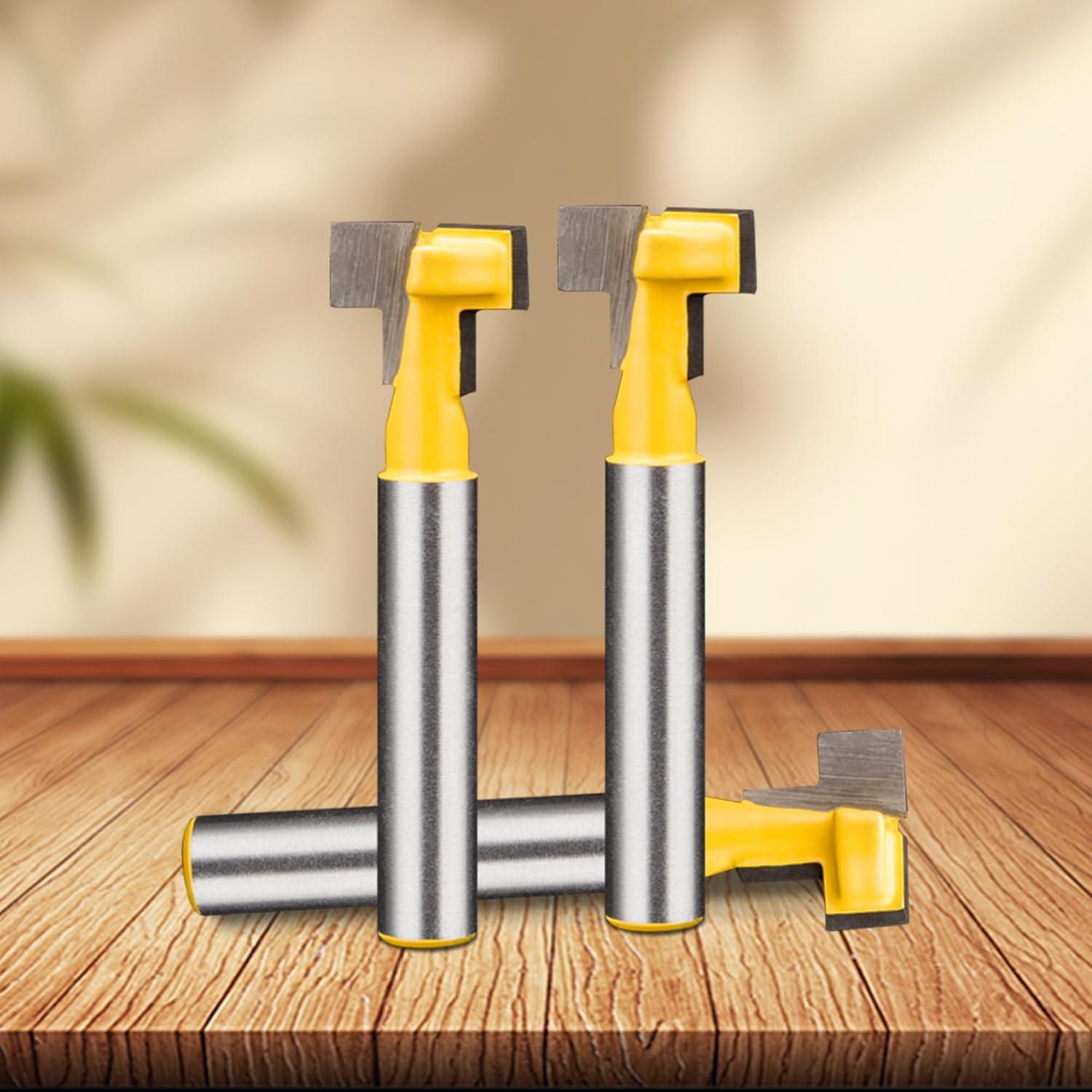 Bit de Router de Agujero de Llave HUHAO 1/2" Eje Cortador