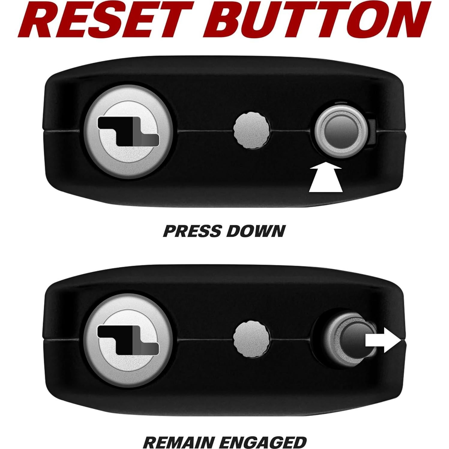 Candado de Combinación TSA BV Negro - 2 Paquete, 130g