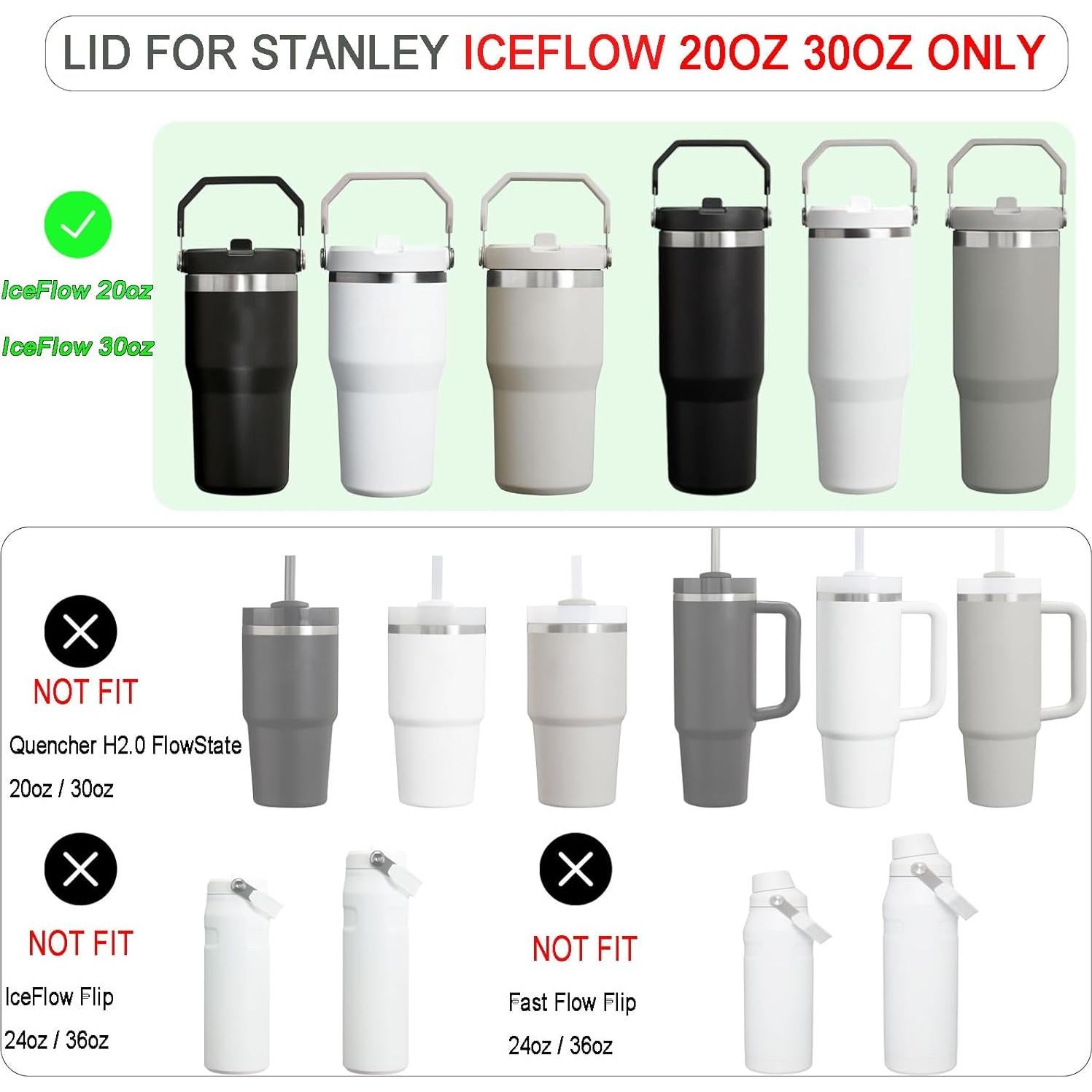 Tapa de Repuesto ISEMRO para Vaso IceFlow 20oz y 30oz Negro