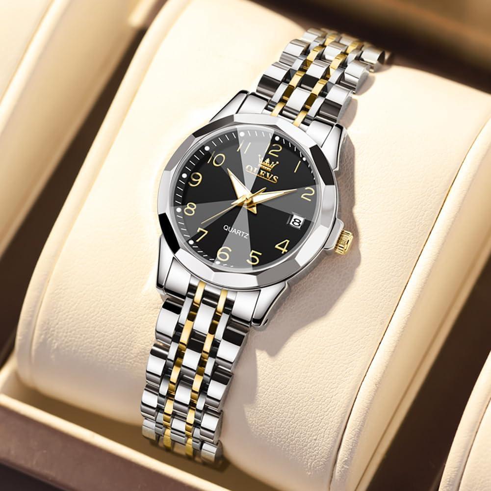 Reloj OLEVS para Mujeres Clásico Acero Inoxidable Luminiscente