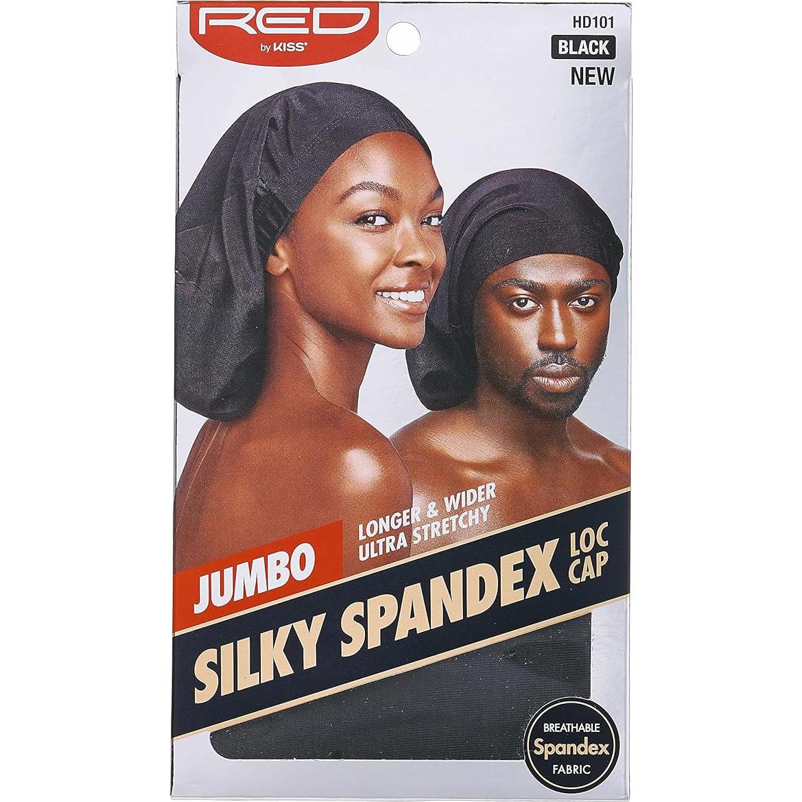 Gorro de Dormir Unisex Red by Kiss XL para Dreadlocks y Trenzas