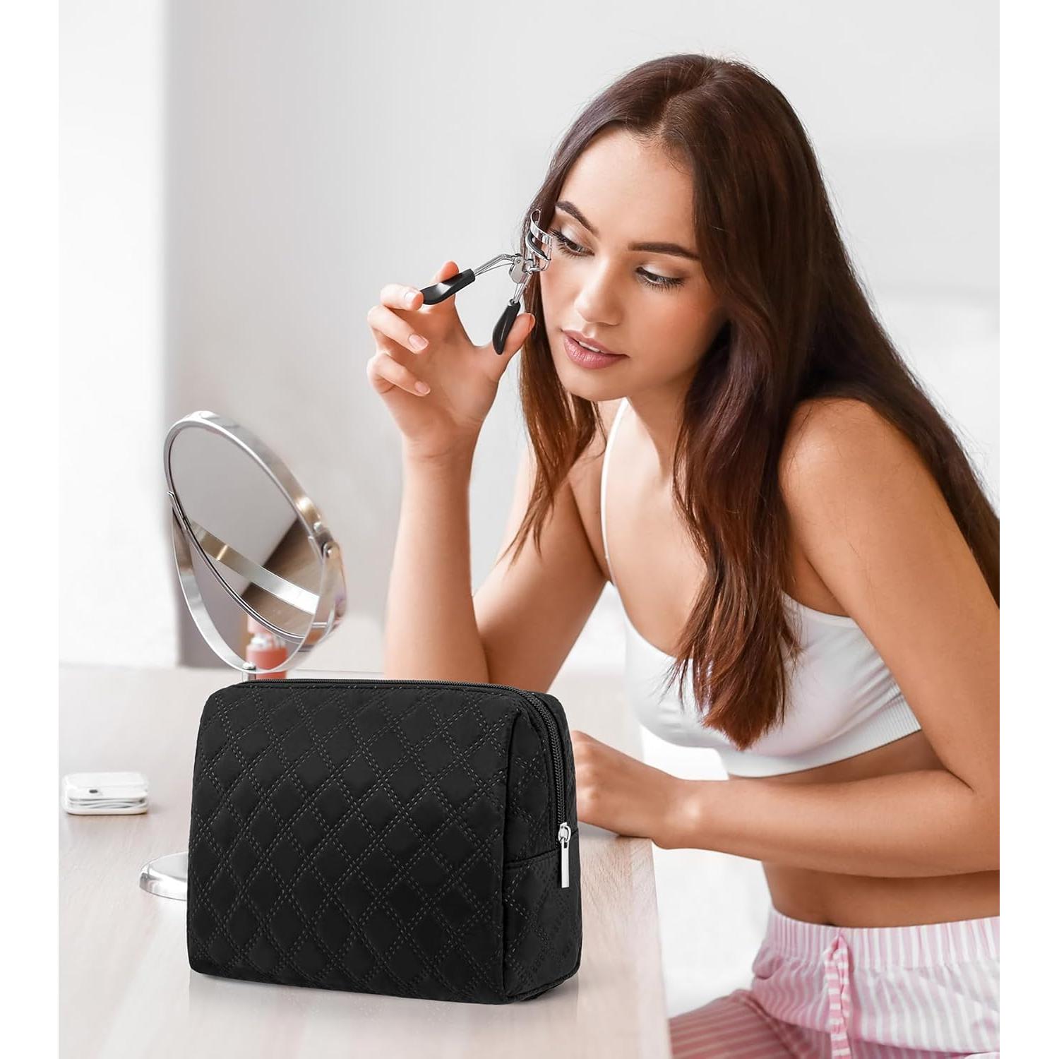 Bolsa de Maquillaje Grande Marvolia Negra - Organizador de Viaje