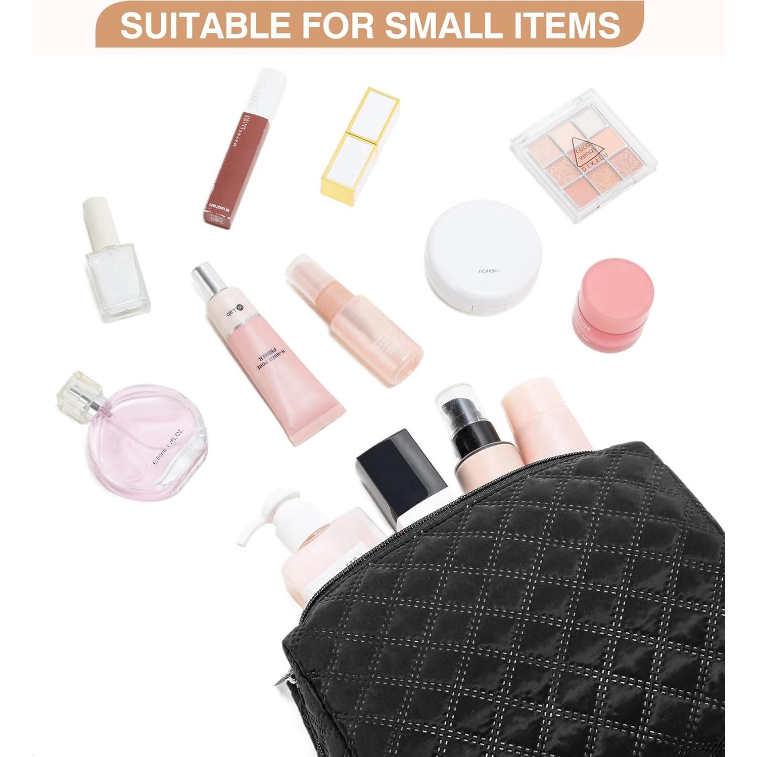 Bolsa de Maquillaje Grande Marvolia Negra - Organizador de Viaje