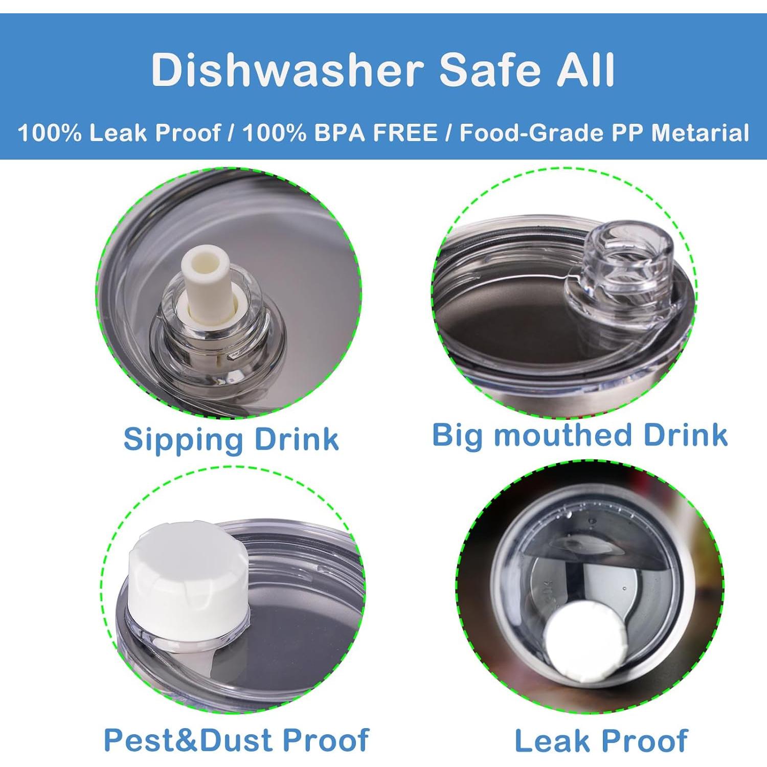 Taza de Viaje Aislada 20 oz SILICANICE Rojo, A prueba de Fugas