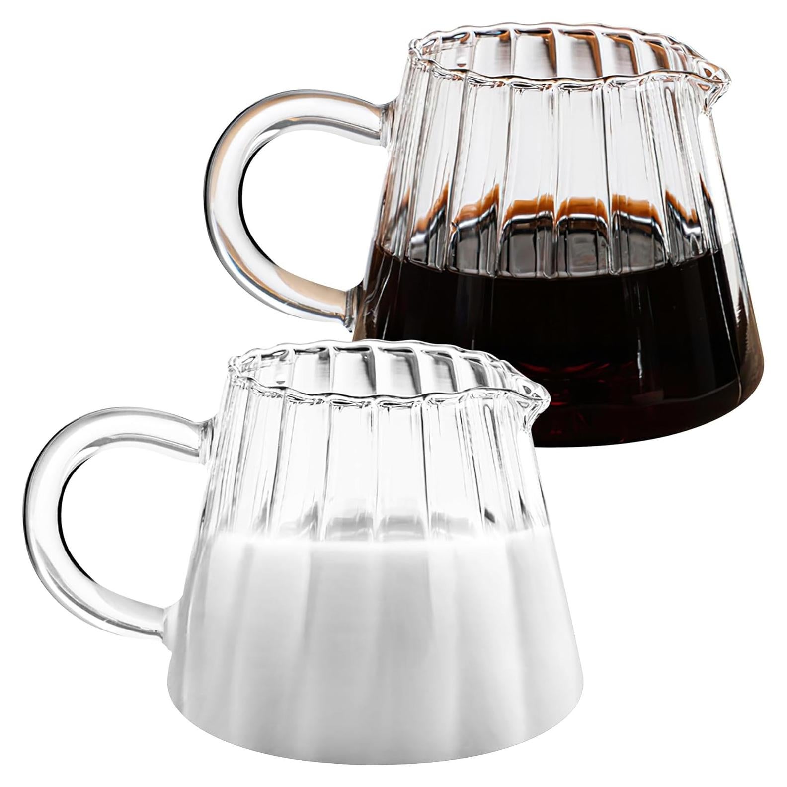 Juego de 2 Jarras de Crema de Vidrio Loscarol 177 ml