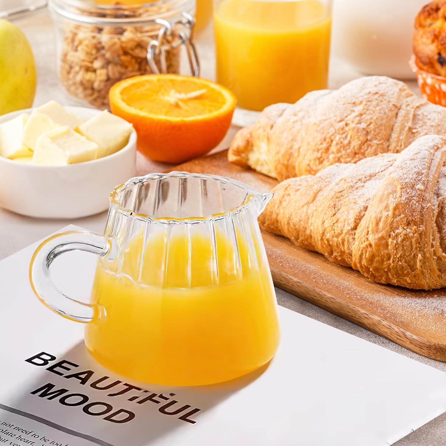 Juego de 2 Jarras de Crema de Vidrio Loscarol 177 ml