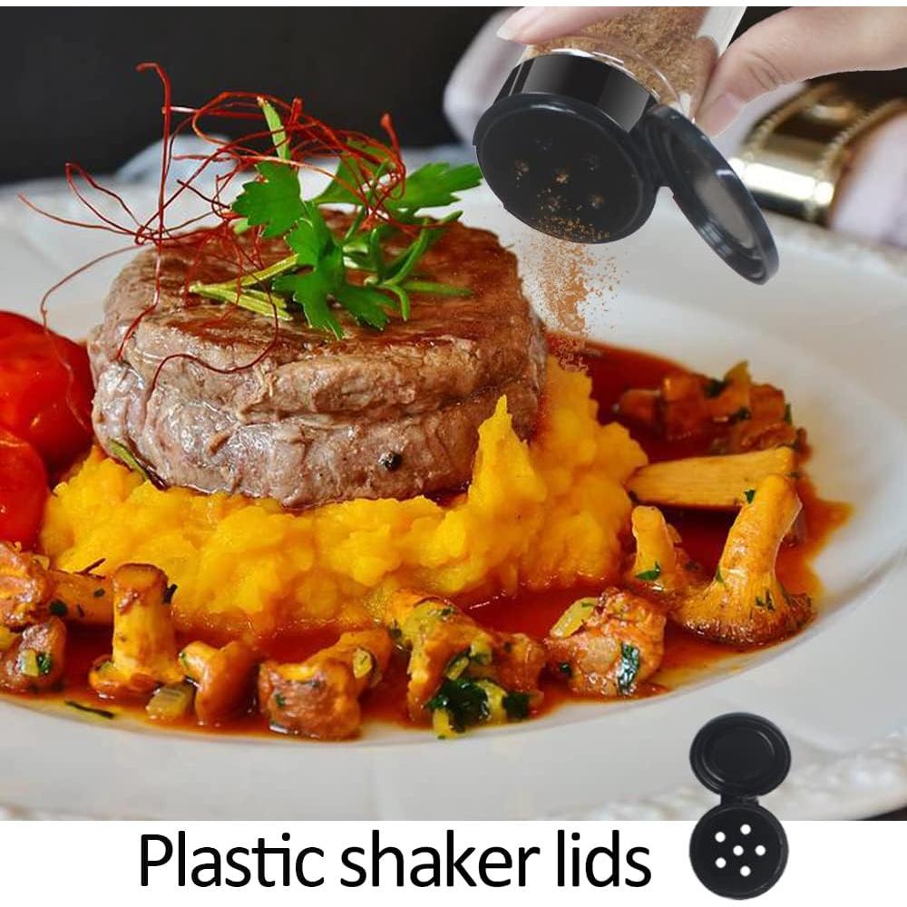 Juego de 24 Tarros de Especias Plástico 3oz con Etiquetas