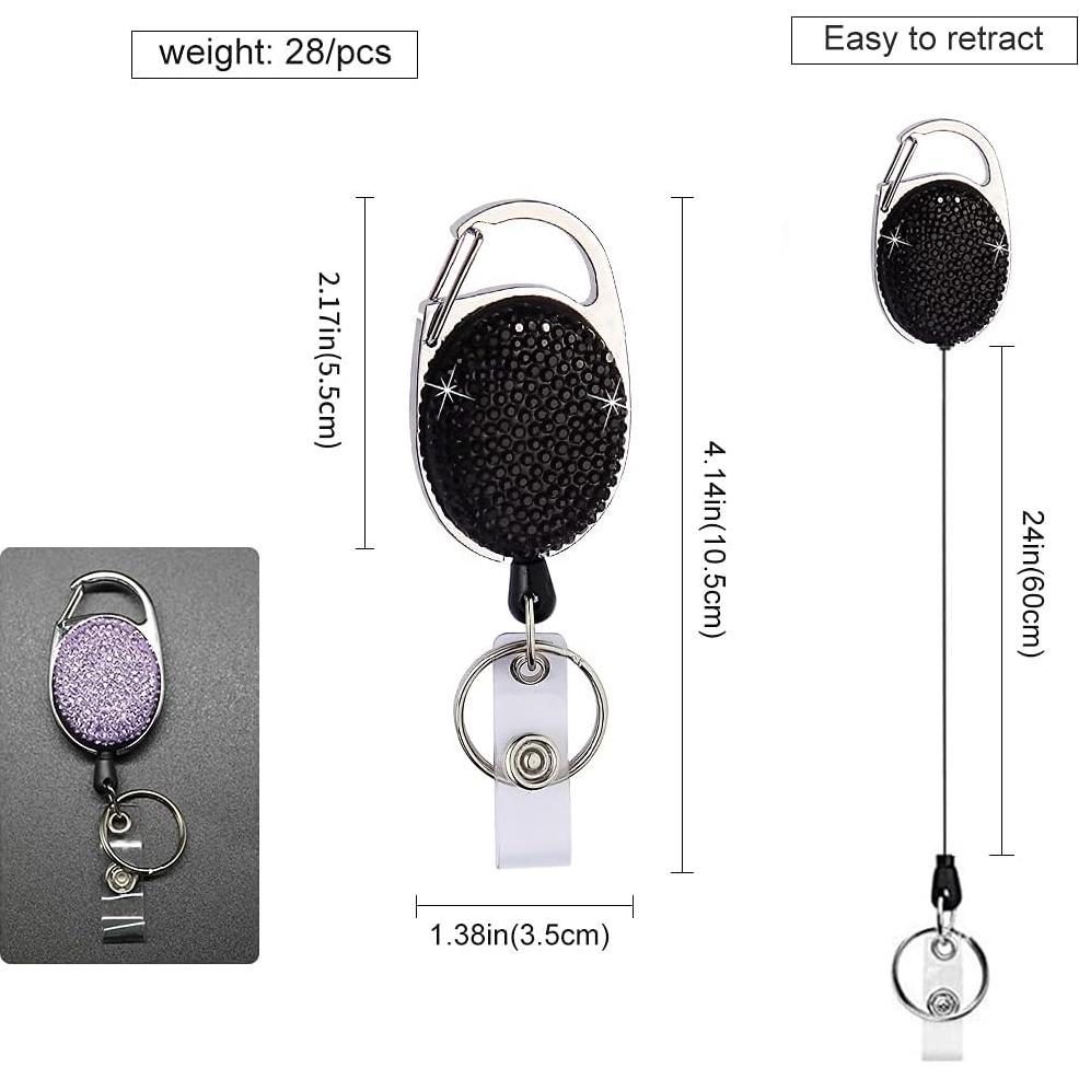 Funda de Insignia INTOR con Llave Retráctil y Cristales - 2 Pcs