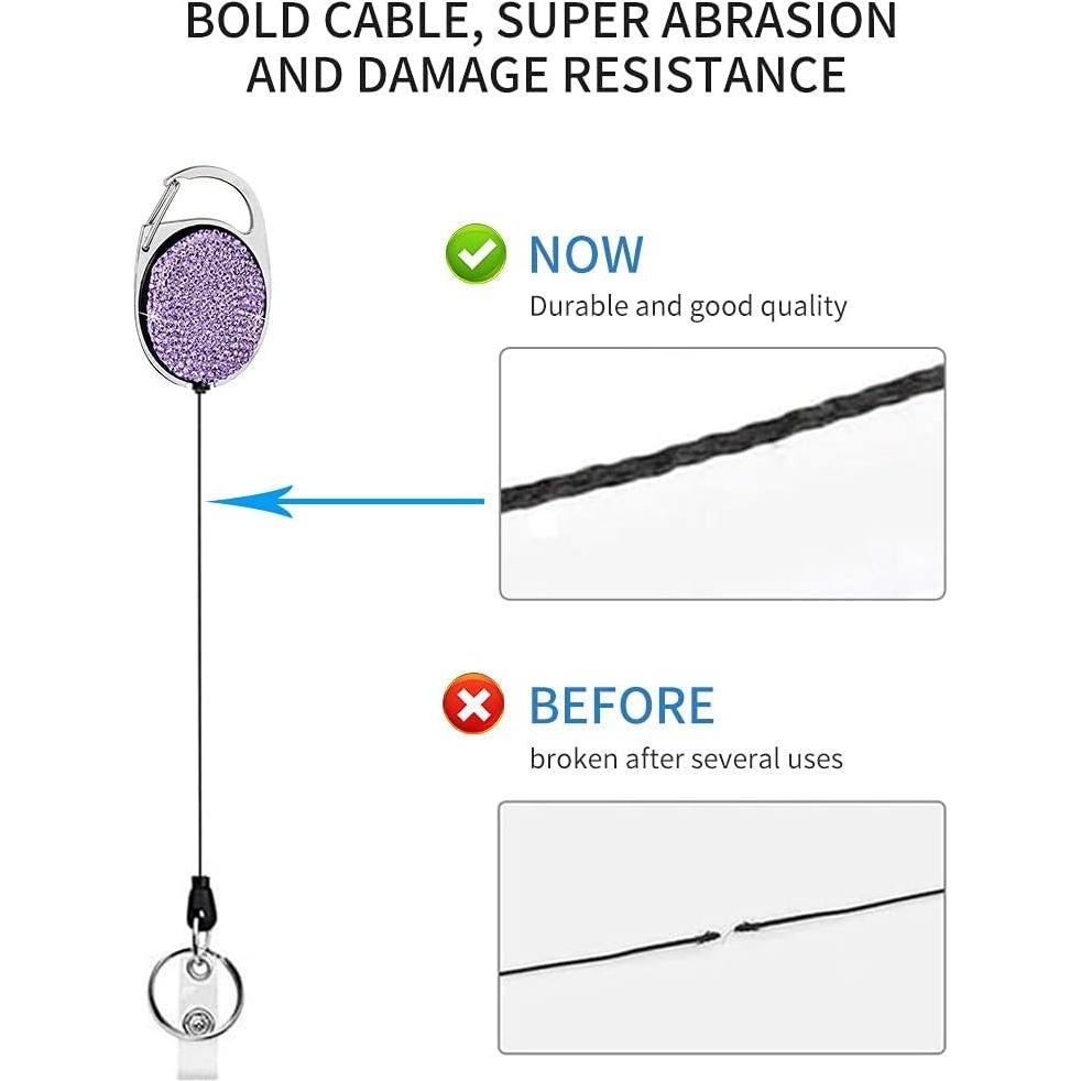 Funda de Insignia INTOR con Llave Retráctil y Cristales - 2 Pcs