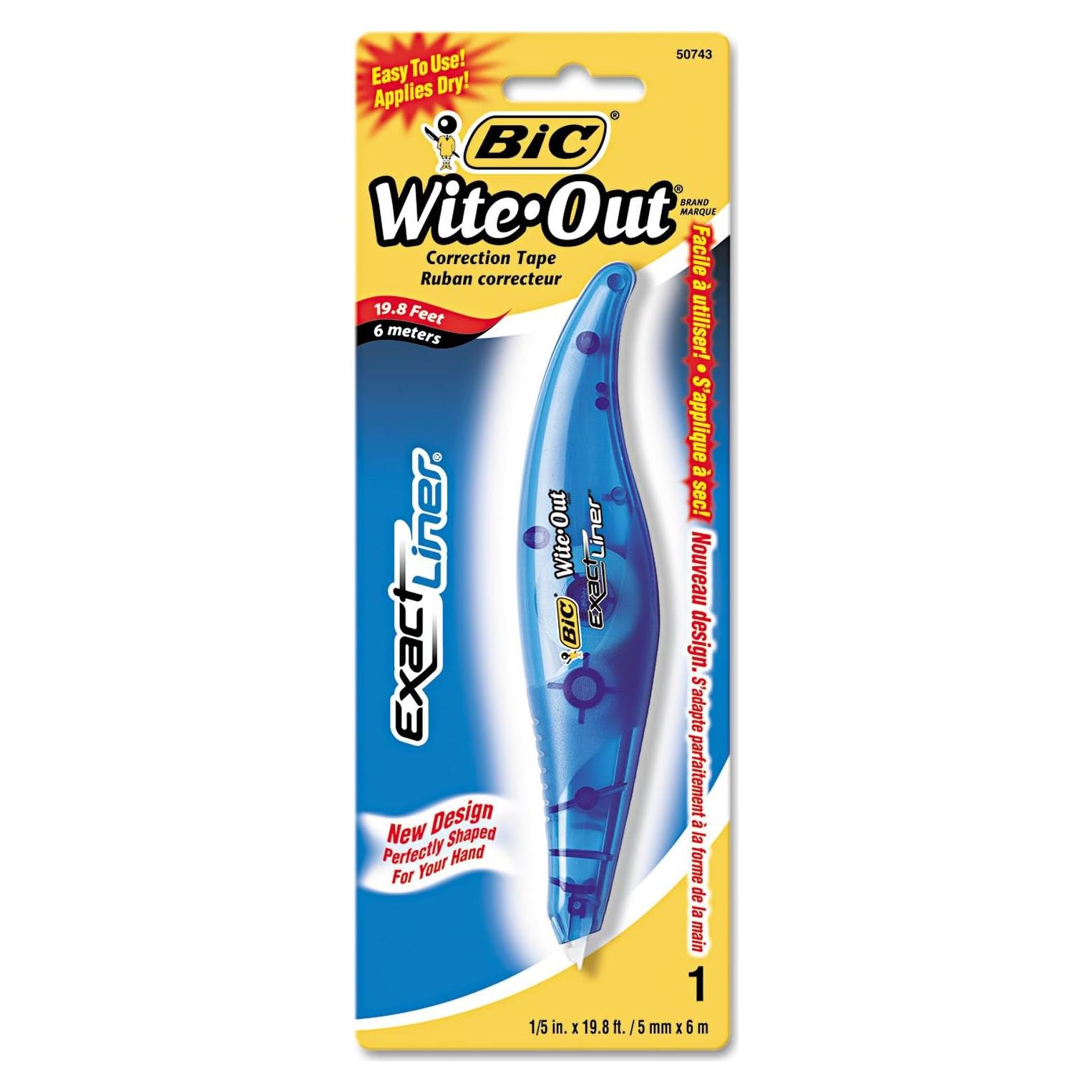 Corrector de Cinta BIC Exacta Liner 5.08 cm x 19.43 cm