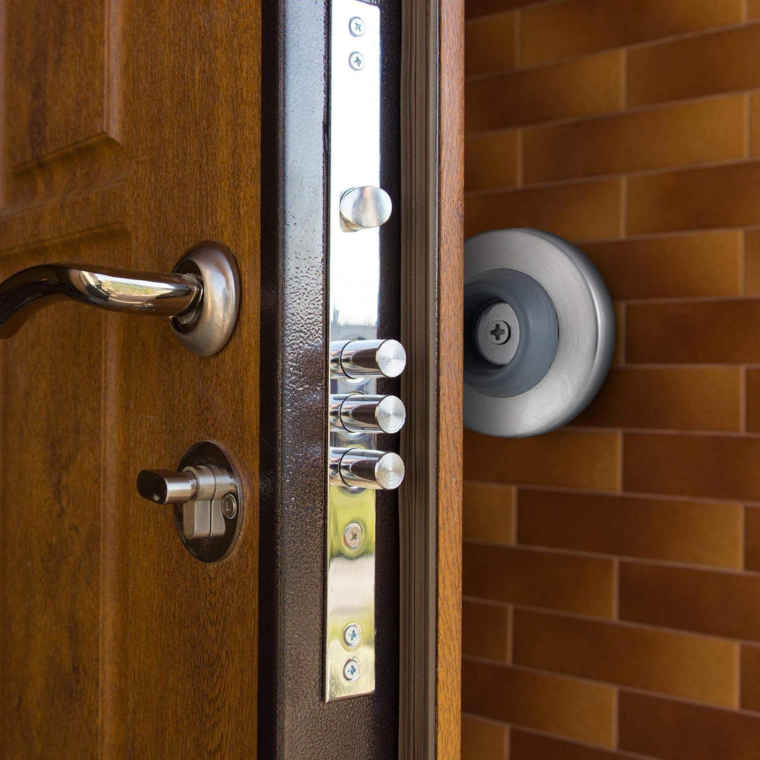 Tope de puerta cóncavo Hotop de acero inoxidable - 2 piezas