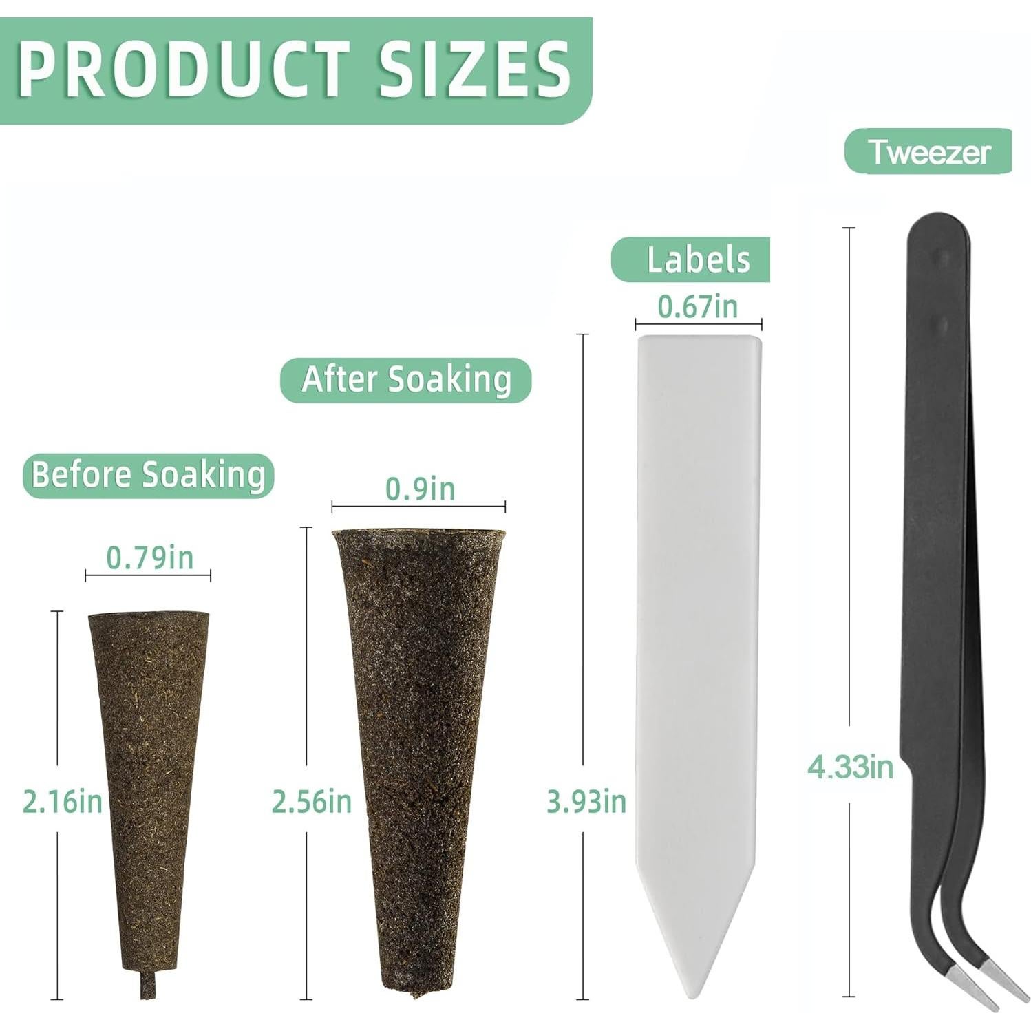 Esponjas de Crecimiento Feyut 30pcs para Jardín Hidropónico