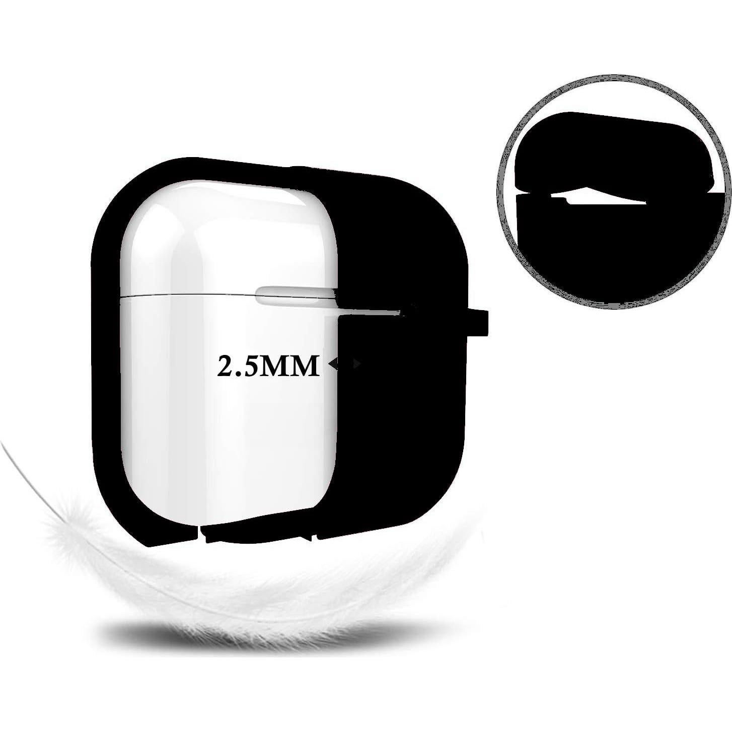 Funda Protectora Silicona AirPods Pro 2019 con Llavero Pom Pom