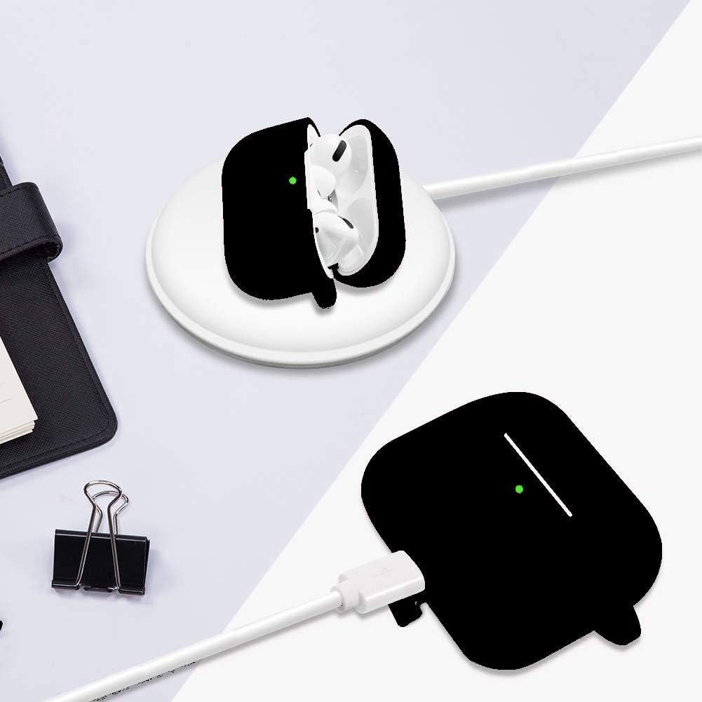 Funda Protectora Silicona AirPods Pro 2019 con Llavero Pom Pom