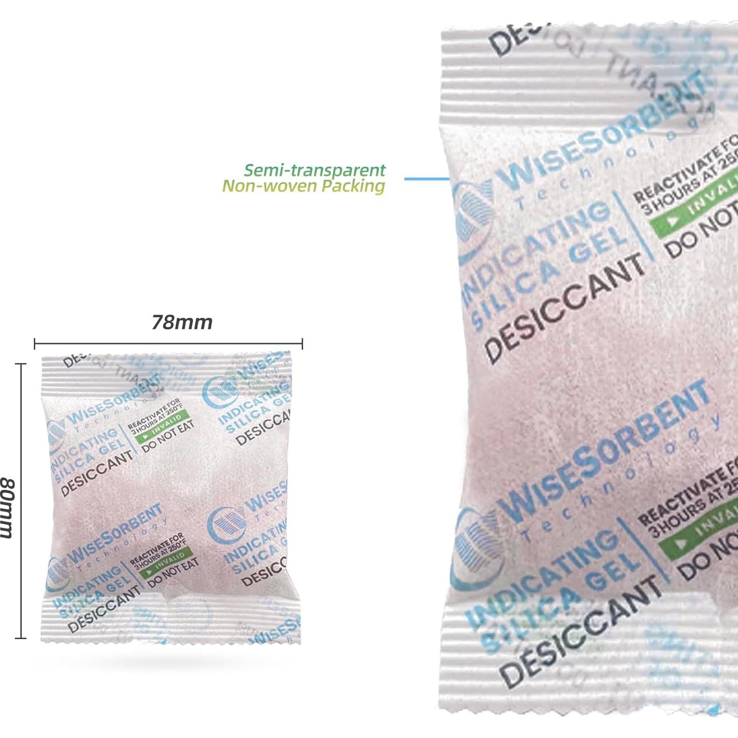 30 Paquetes de Gel de Silica 20g Wisesorbent - Deshidratantes Recargables