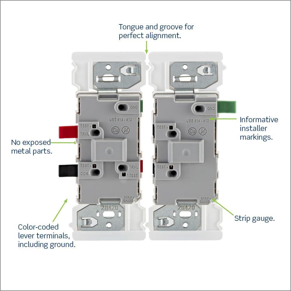 Interruptor de Palanca Leviton E5603-SW 15A Blanco