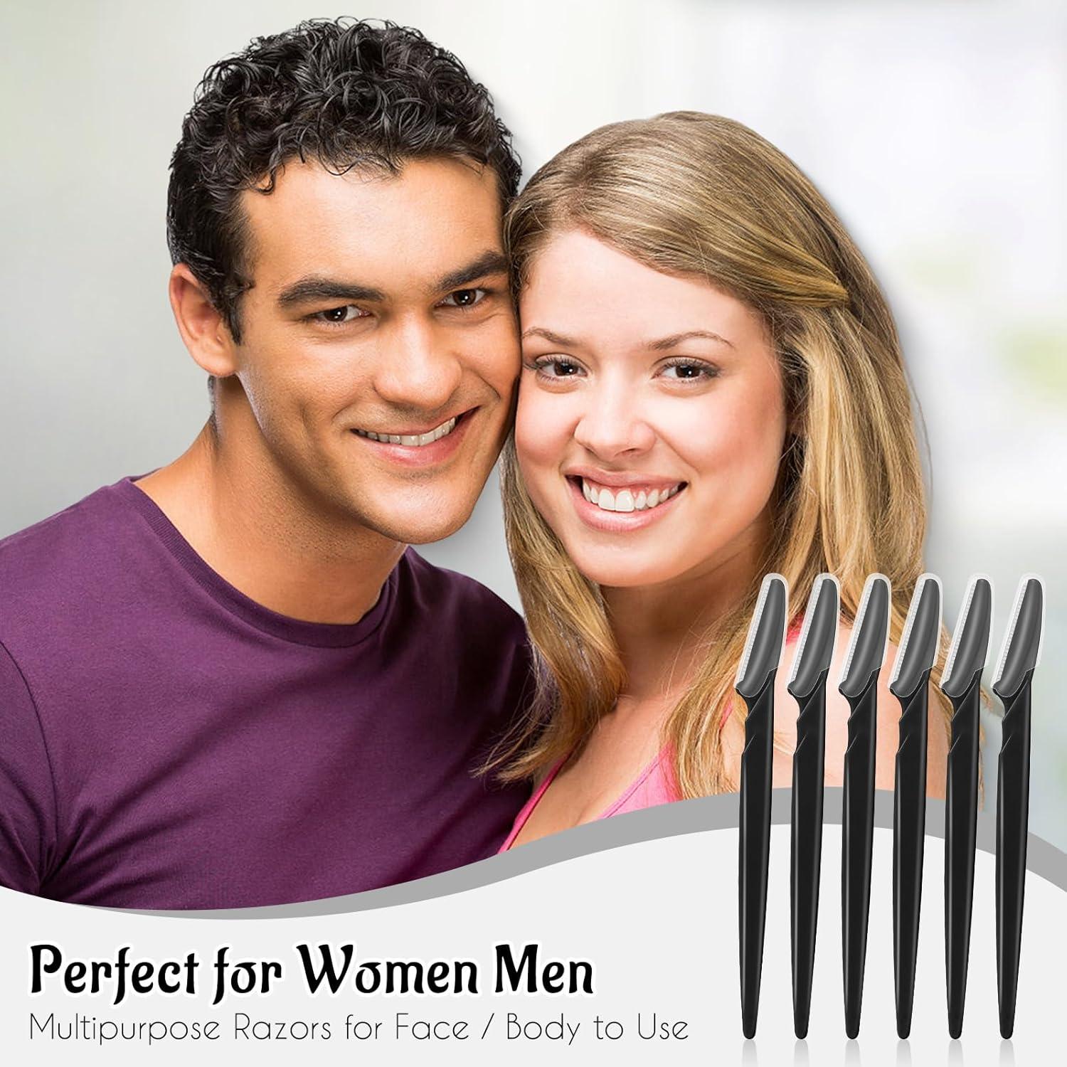 Juego de 16 Cuchillas Faciales Multipropósito JHZMCRX - Negro