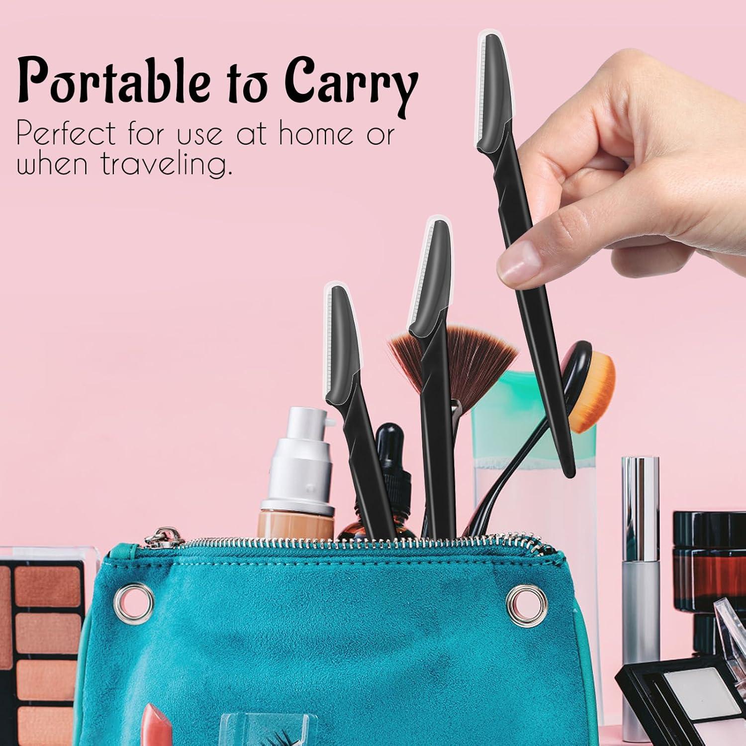 Juego de 16 Cuchillas Faciales Multipropósito JHZMCRX - Negro