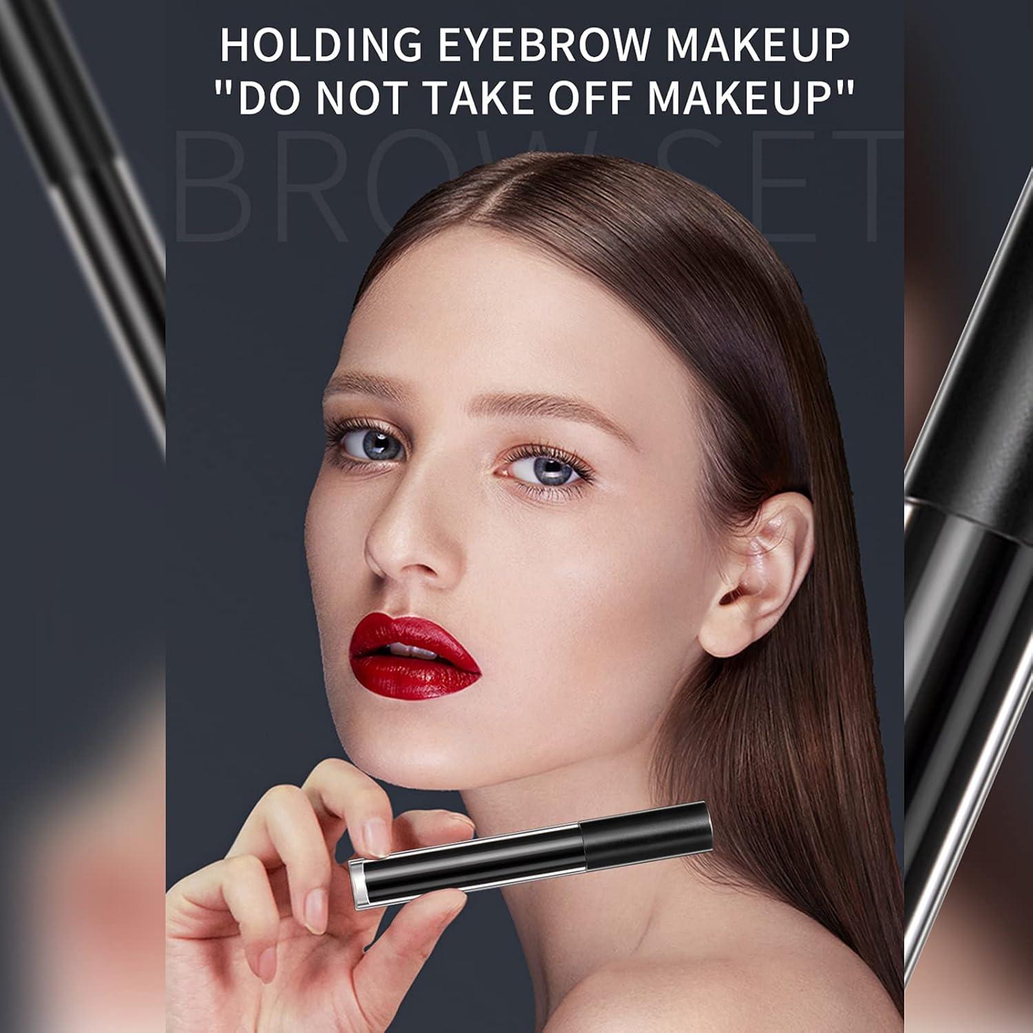 Gel Fijador de Cejas Negro DAGEDA - Resistente al Agua, 2 Unidades