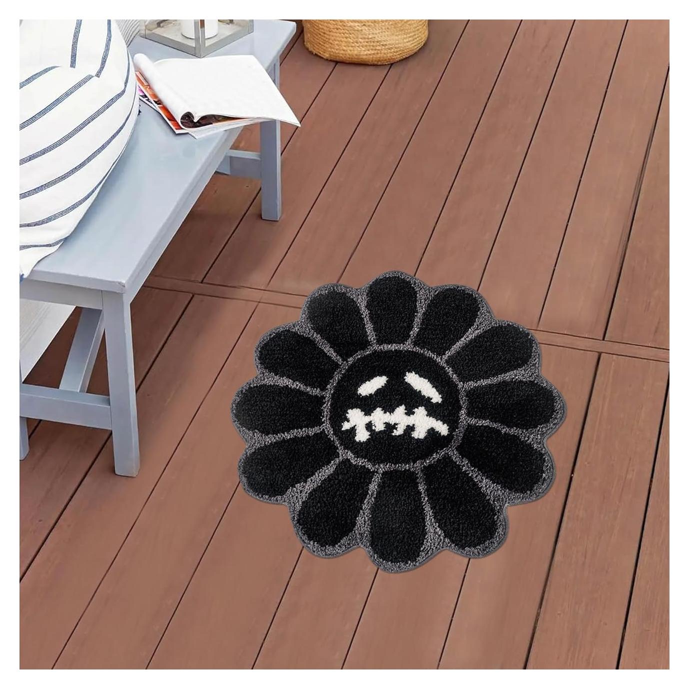 Alfombra de Baño ASTRAG Psicodélica 61 cm Antideslizante