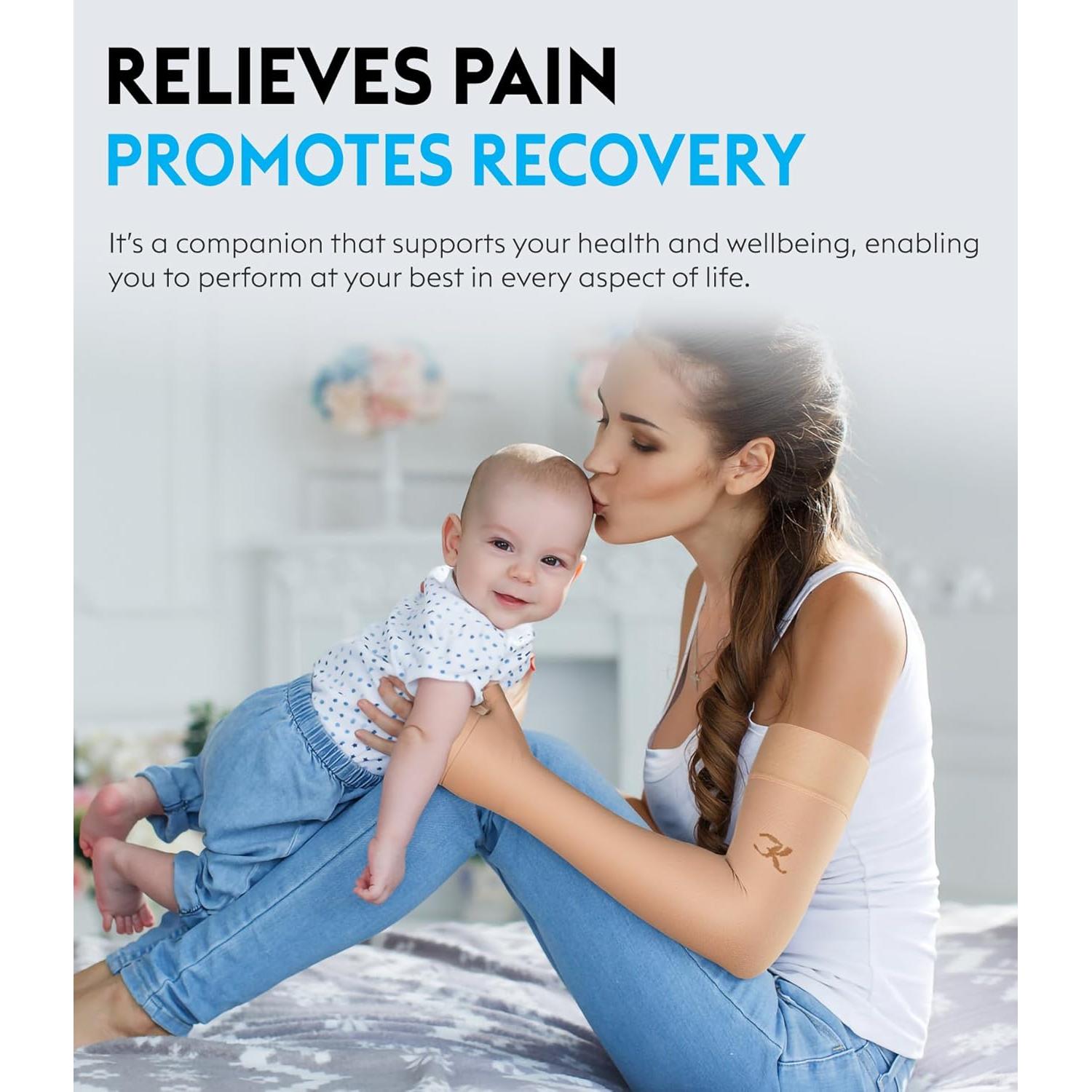 Manga de Compresión Médica KEKING Beige S 20-30 mmHg