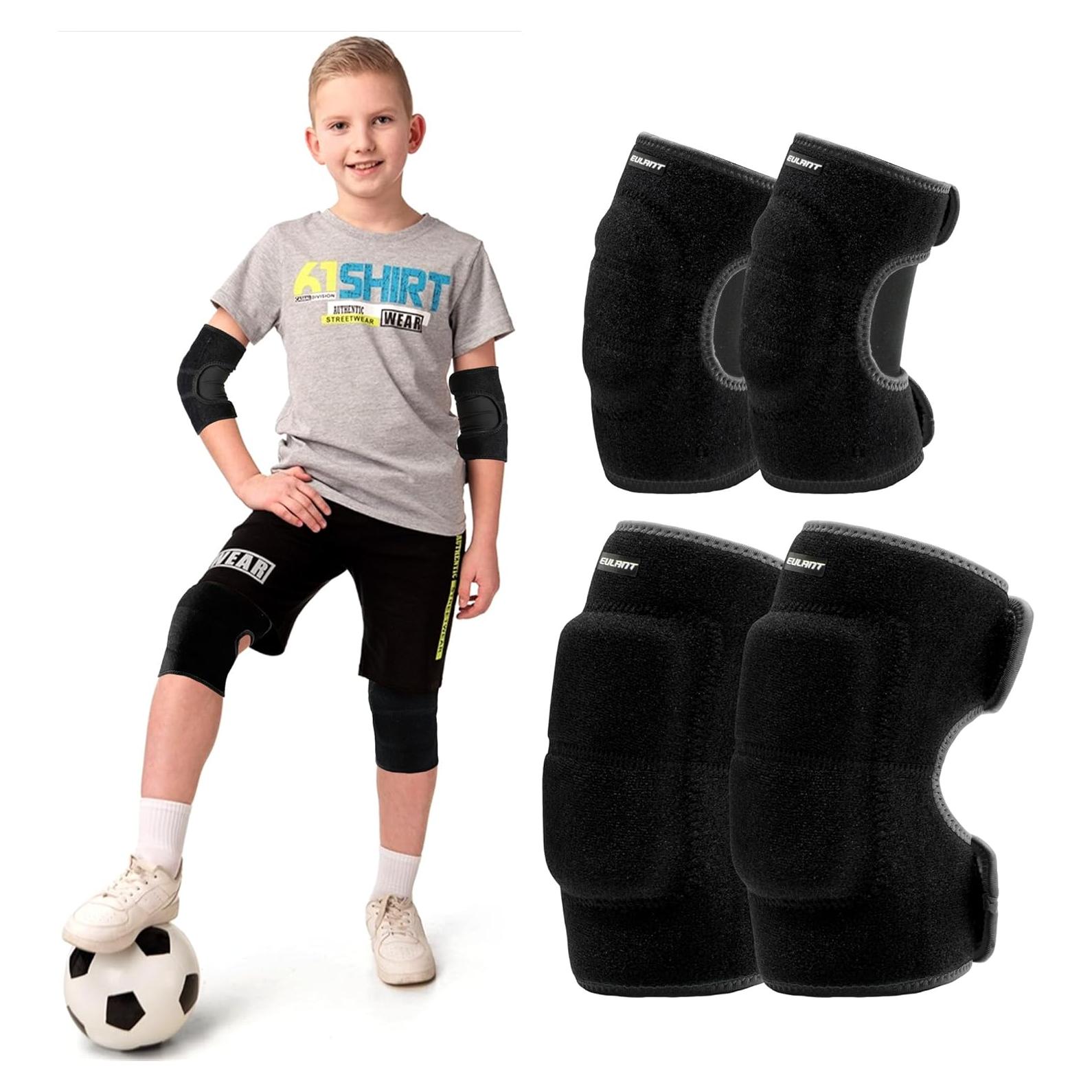 Conjunto de Rodilleras y Codilleras YEEKORO para Niños S+M