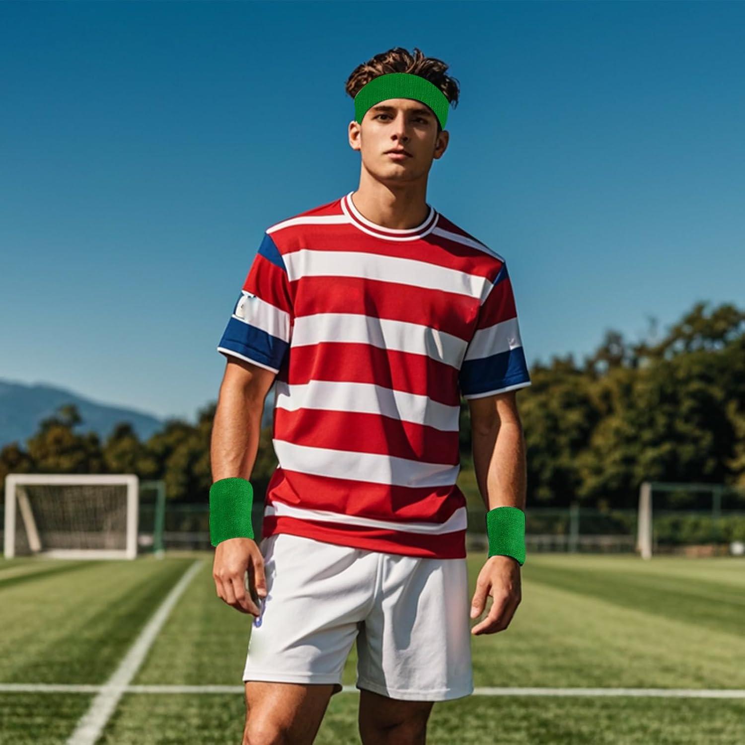 Set de 3 Piezas Muñequera y Banda para Cabeza Sucrain