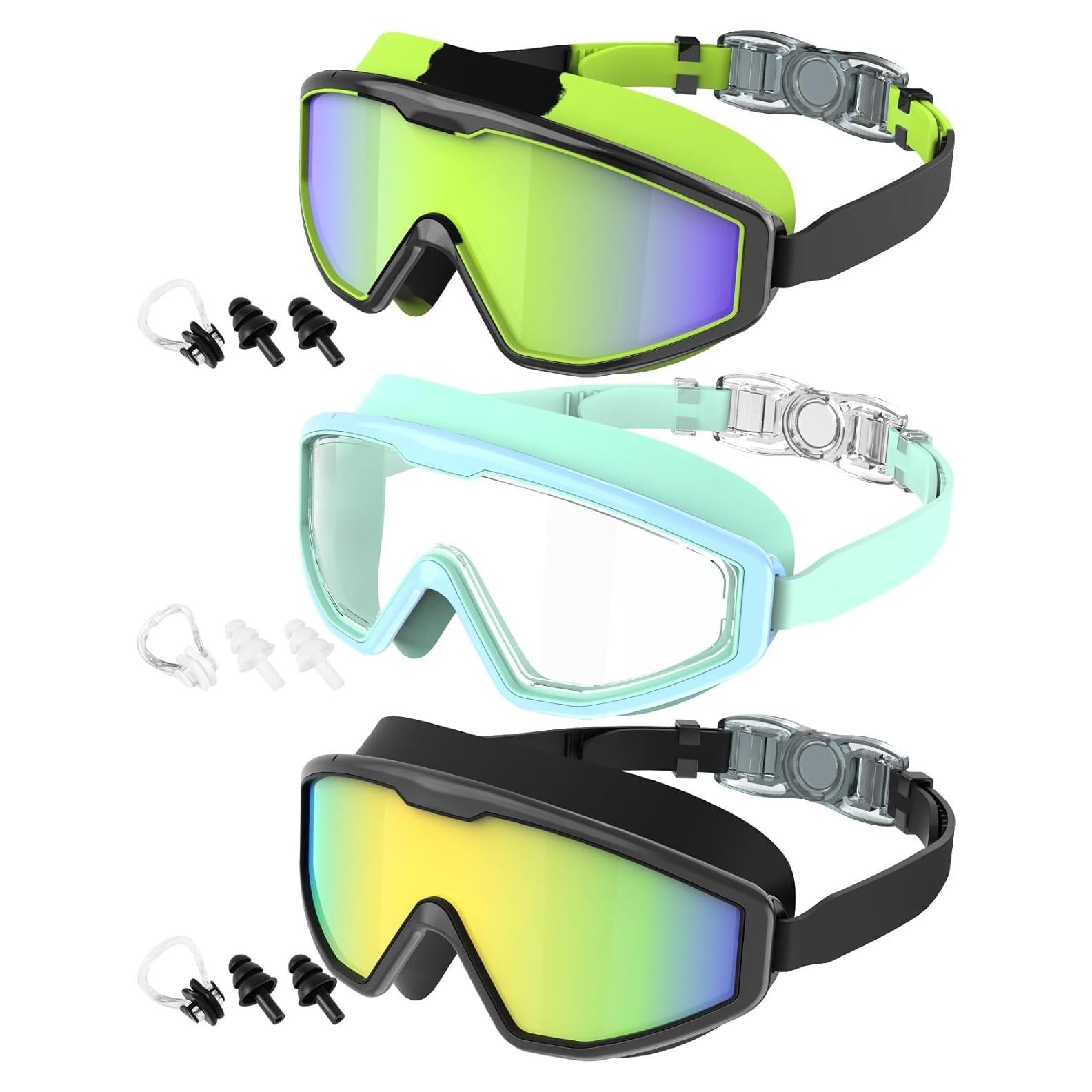Gafas de natación para niños CIFOYA, paquete de 3, UV400
