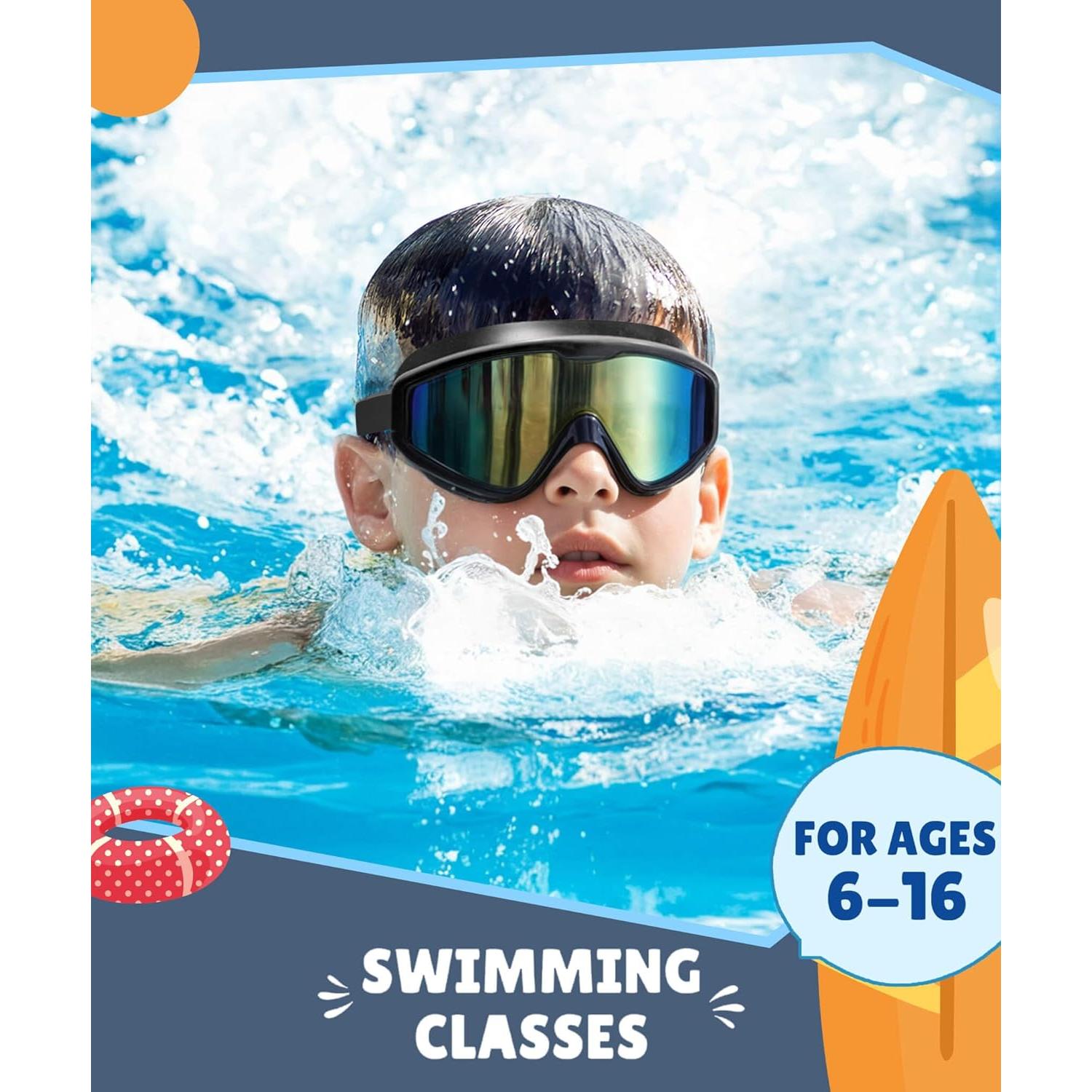 Gafas de natación para niños CIFOYA, paquete de 3, UV400