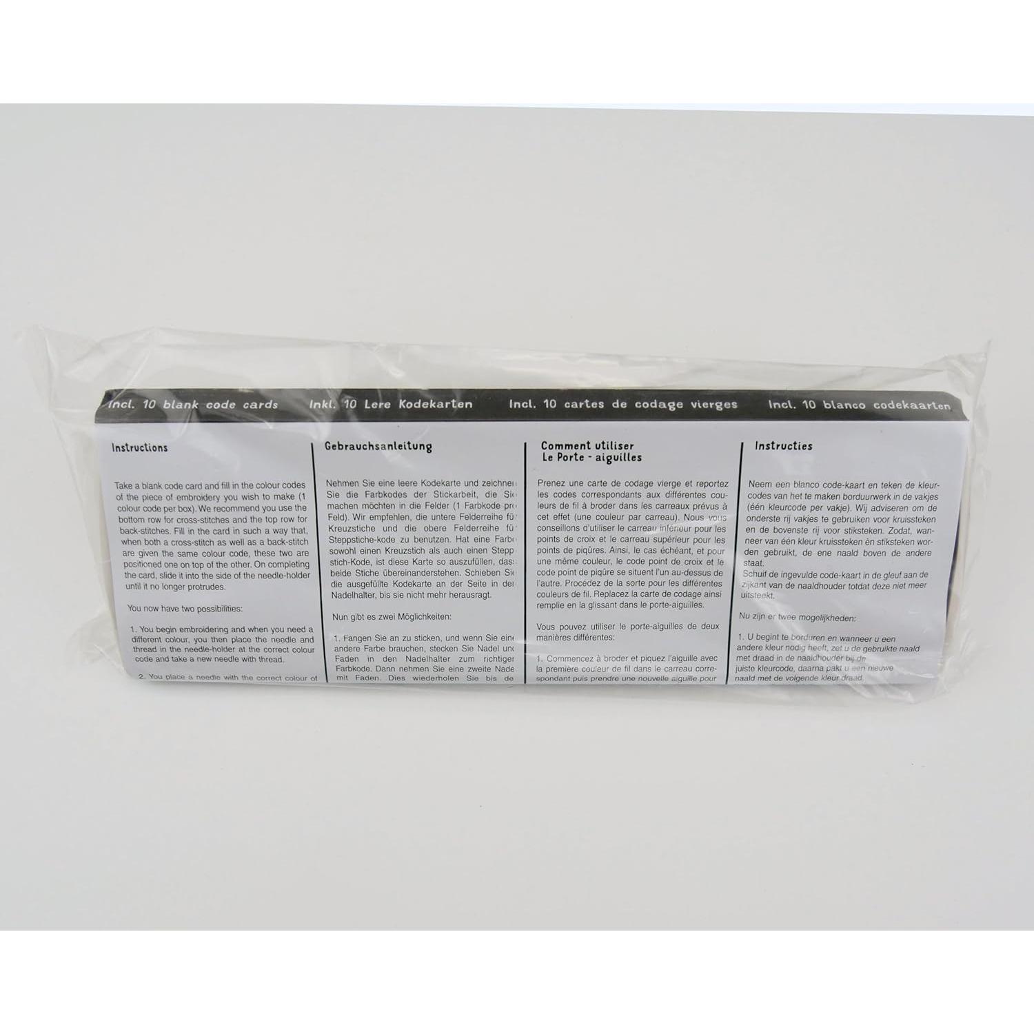 Organizador de Agujas Pako con 10 Tarjetas de Código en Blanco