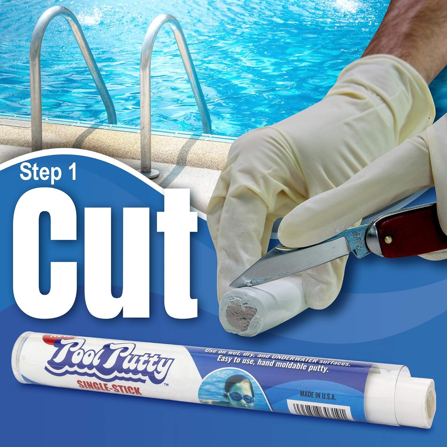 Masilla Epóxica Epoxybond 2 oz para Reparación de Piscinas